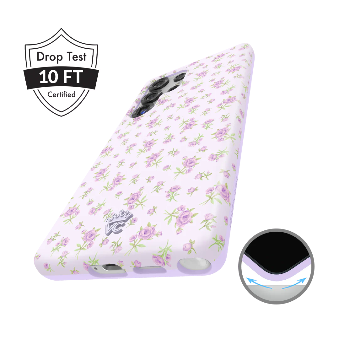 Dainty Lilac Floral Samsung Case - Image 14