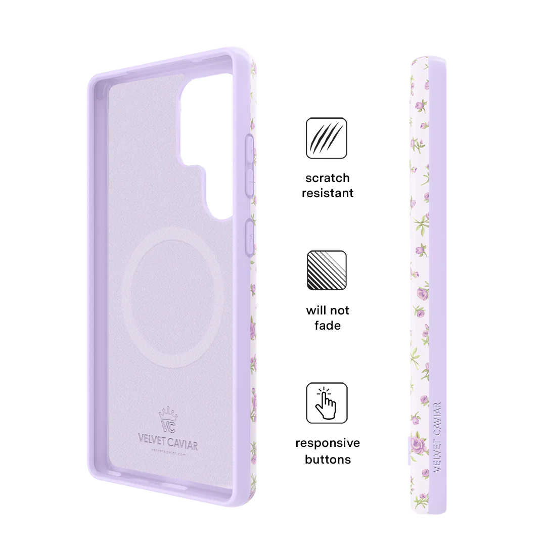 Dainty Lilac Floral Samsung Case - Image 15
