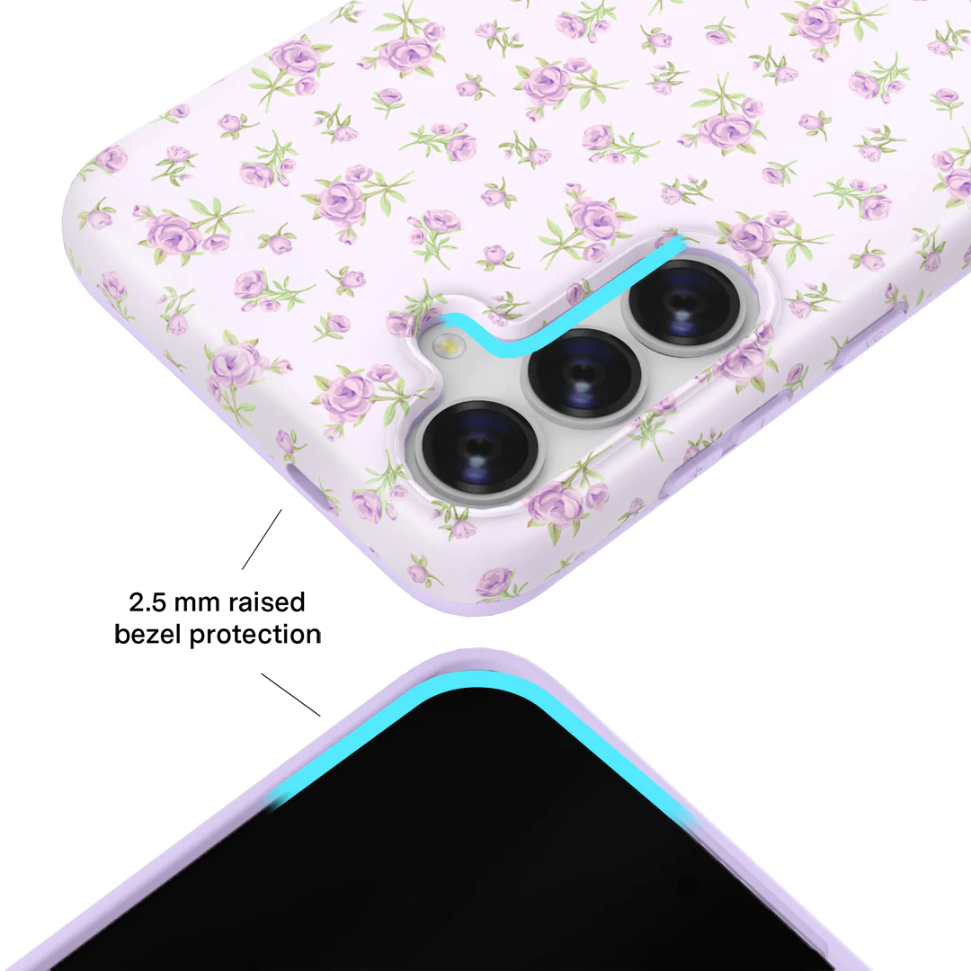 Dainty Lilac Floral Samsung Case - Image 17