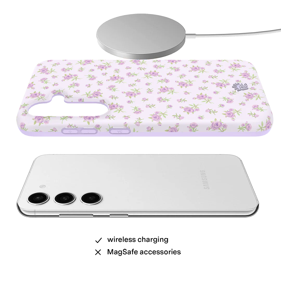 Dainty Lilac Floral Samsung Case - Image 23