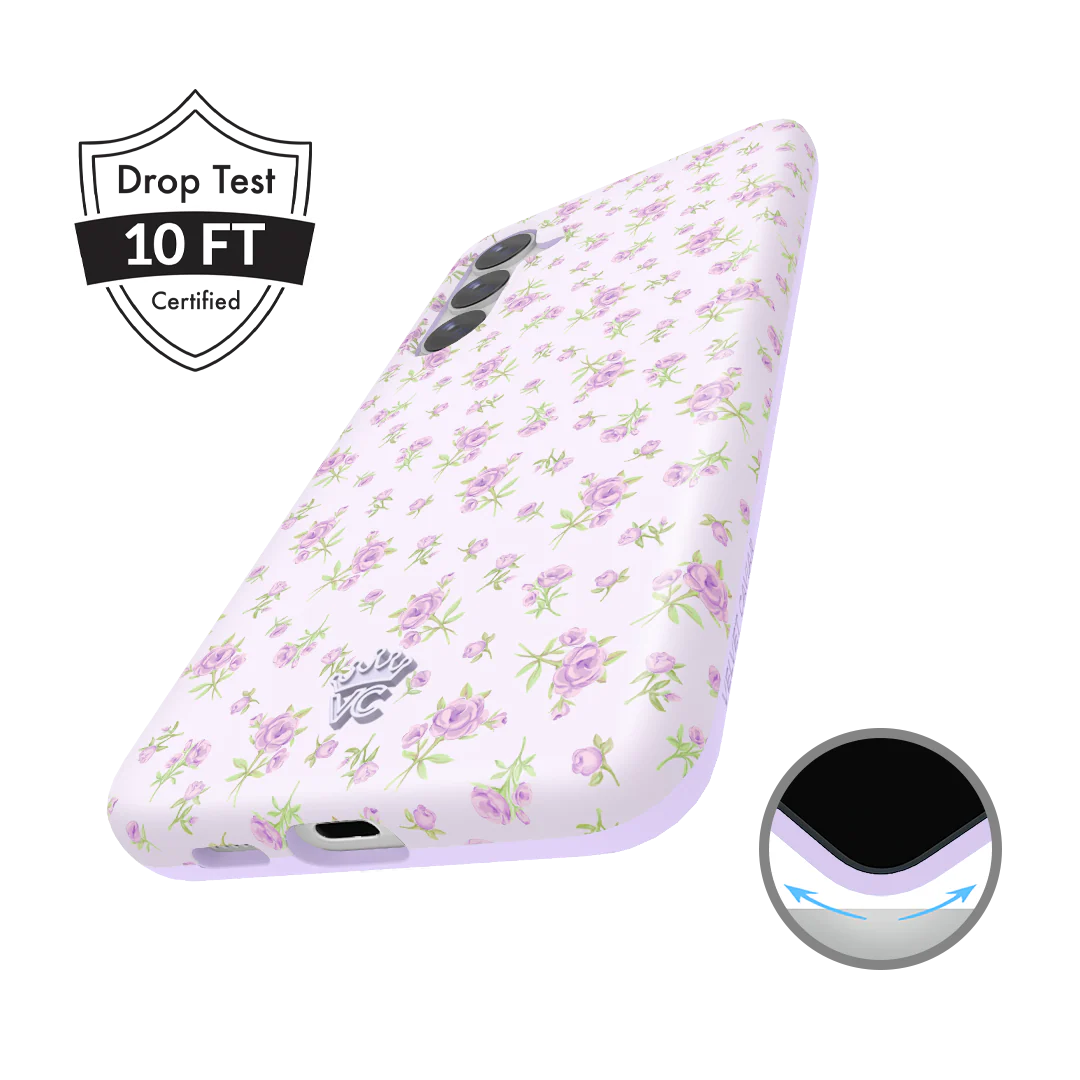 Dainty Lilac Floral Samsung Case - Image 24