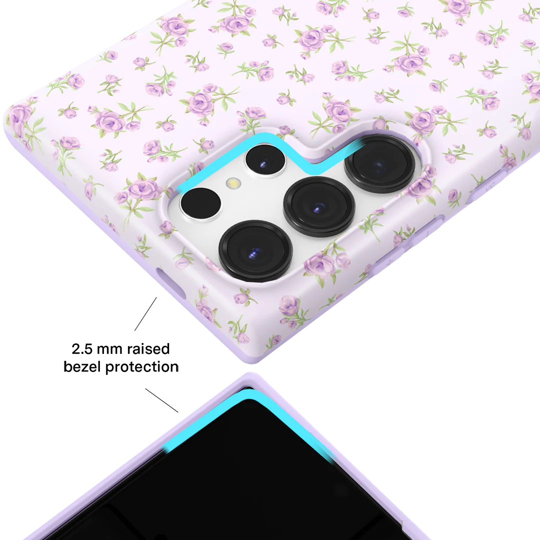 Dainty Lilac Floral Samsung Case - Image 27