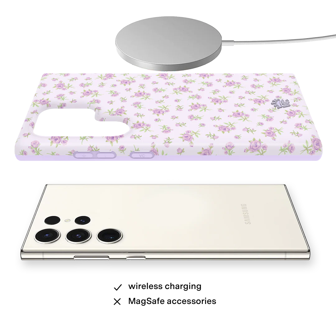 Dainty Lilac Floral Samsung Case - Image 28