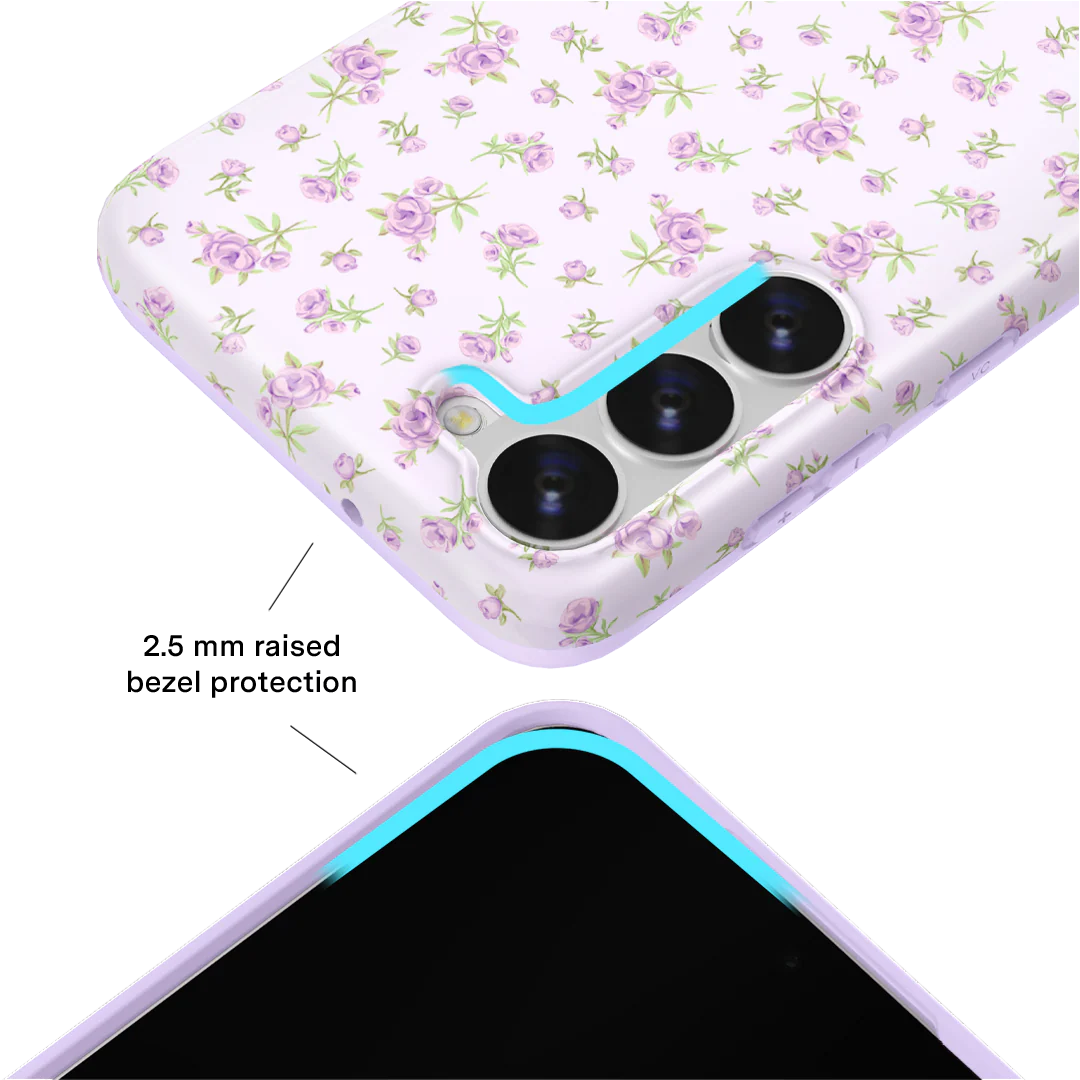 Dainty Lilac Floral Samsung Case - Image 37