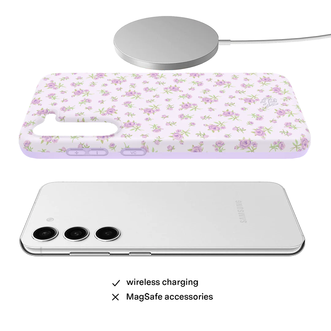 Dainty Lilac Floral Samsung Case - Image 38