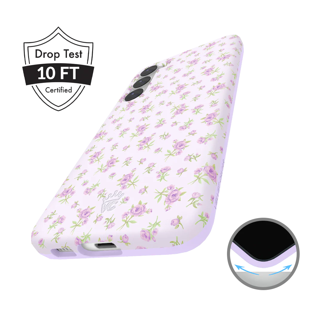 Dainty Lilac Floral Samsung Case - Image 39