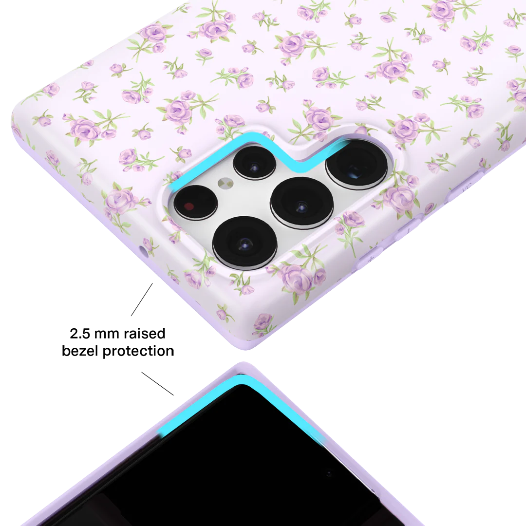 Dainty Lilac Floral Samsung Case - Image 42
