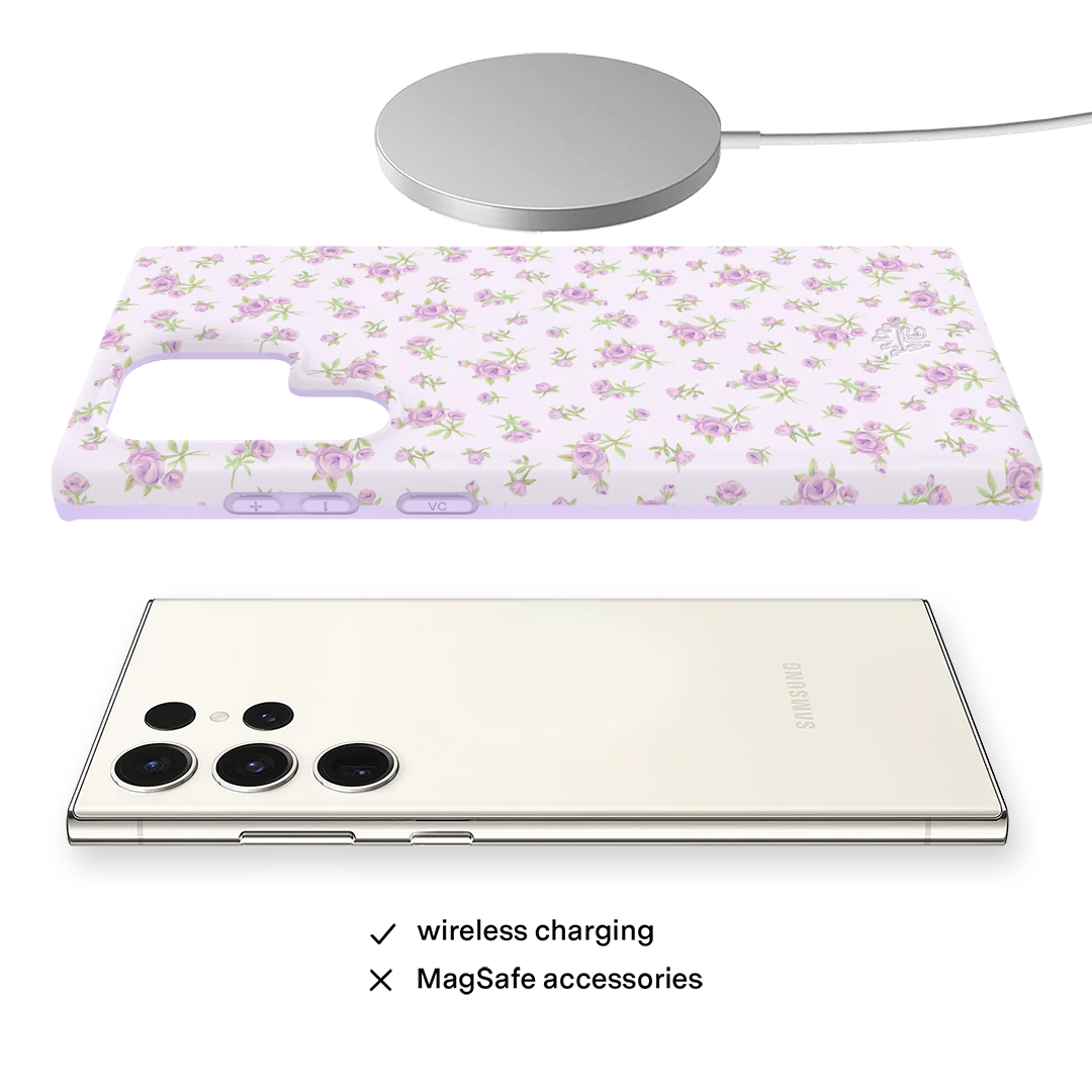 Dainty Lilac Floral Samsung Case - Image 43