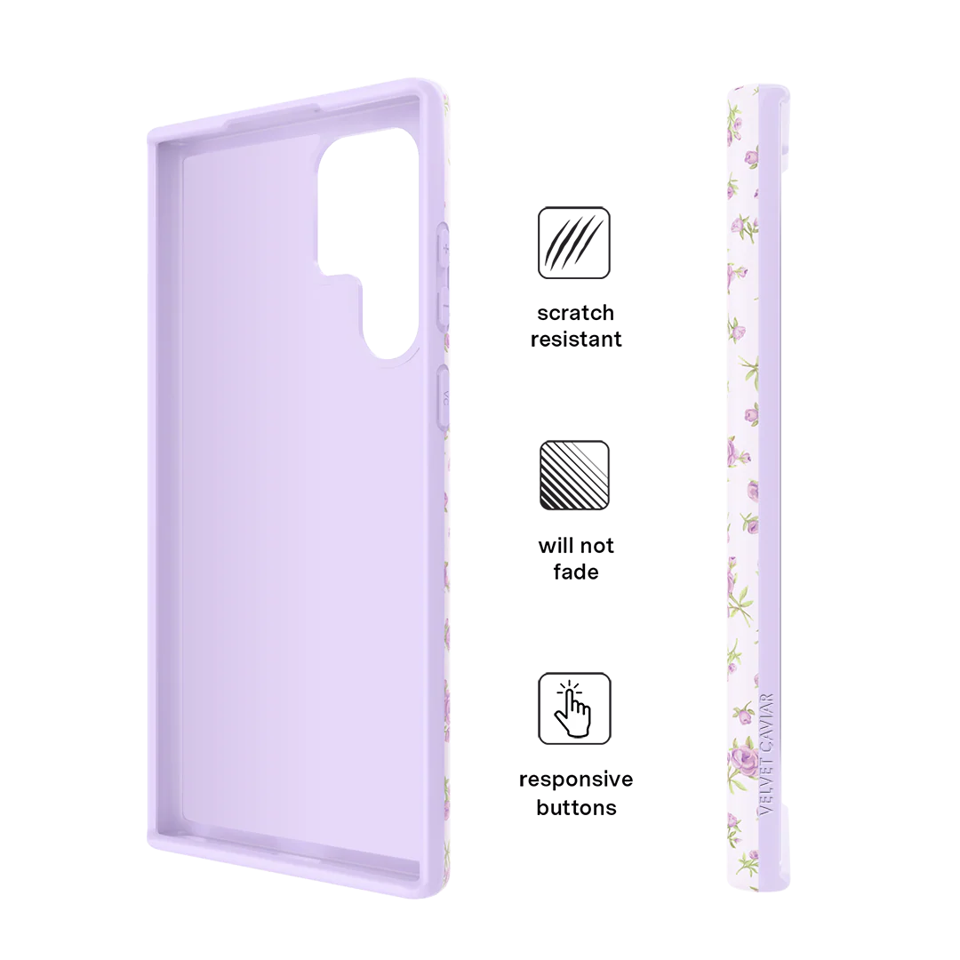 Dainty Lilac Floral Samsung Case - Image 45