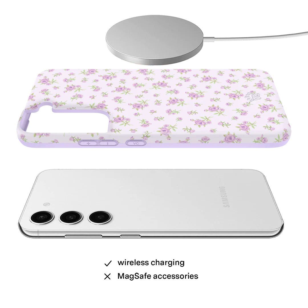 Dainty Lilac Floral Samsung Case - Image 48