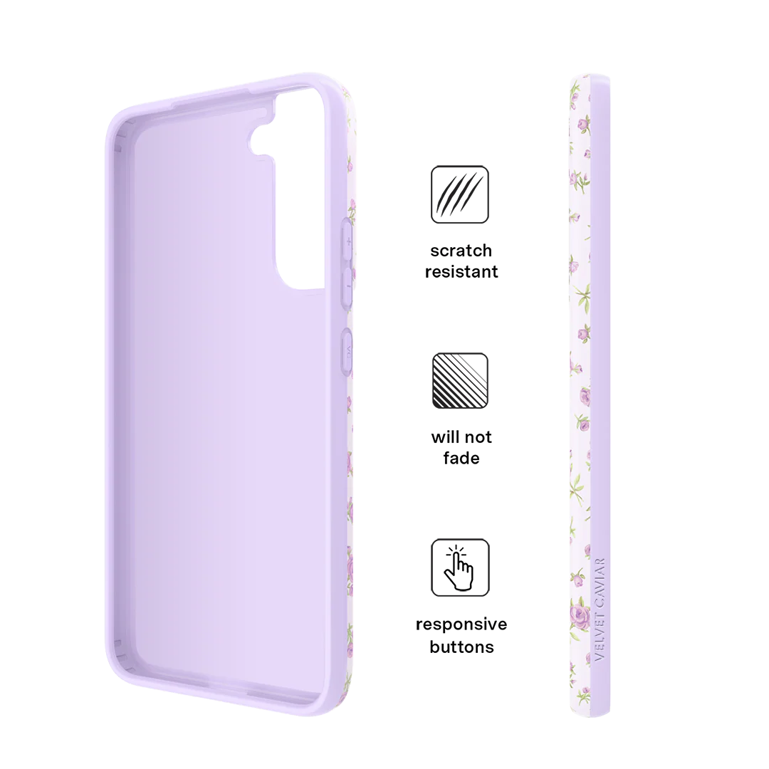 Dainty Lilac Floral Samsung Case - Image 55