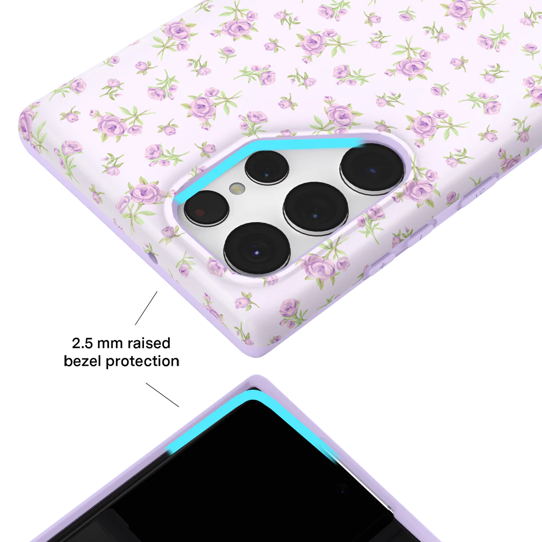 Dainty Lilac Floral Samsung Case - Image 57