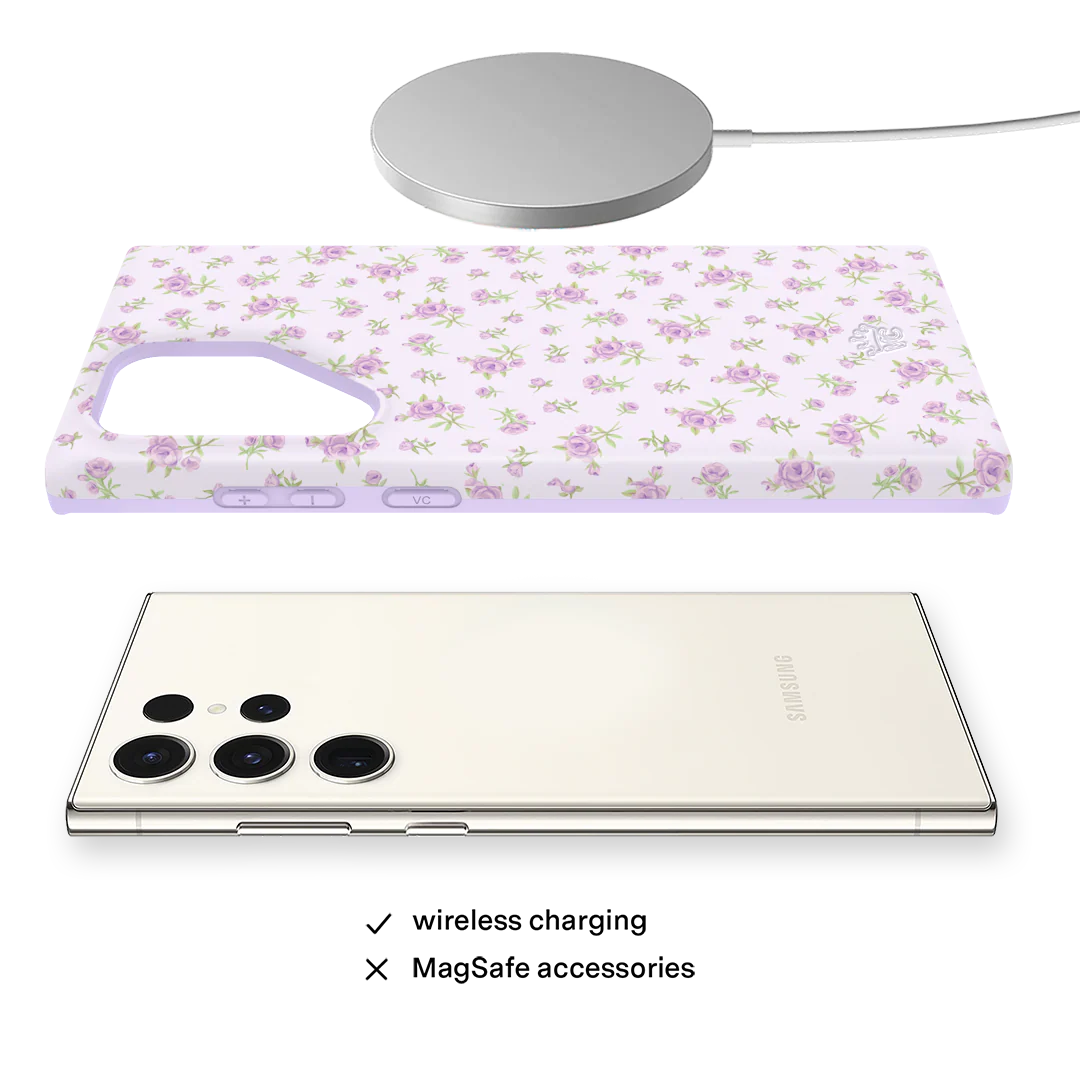 Dainty Lilac Floral Samsung Case - Image 58
