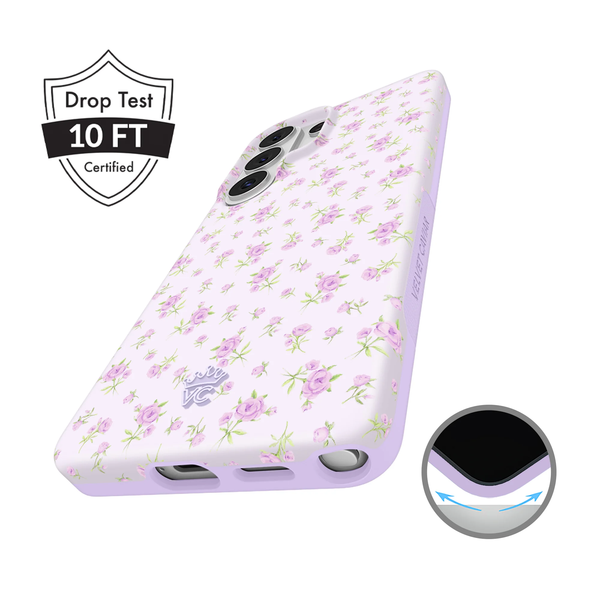 Dainty Lilac Floral Samsung Case - Image 67