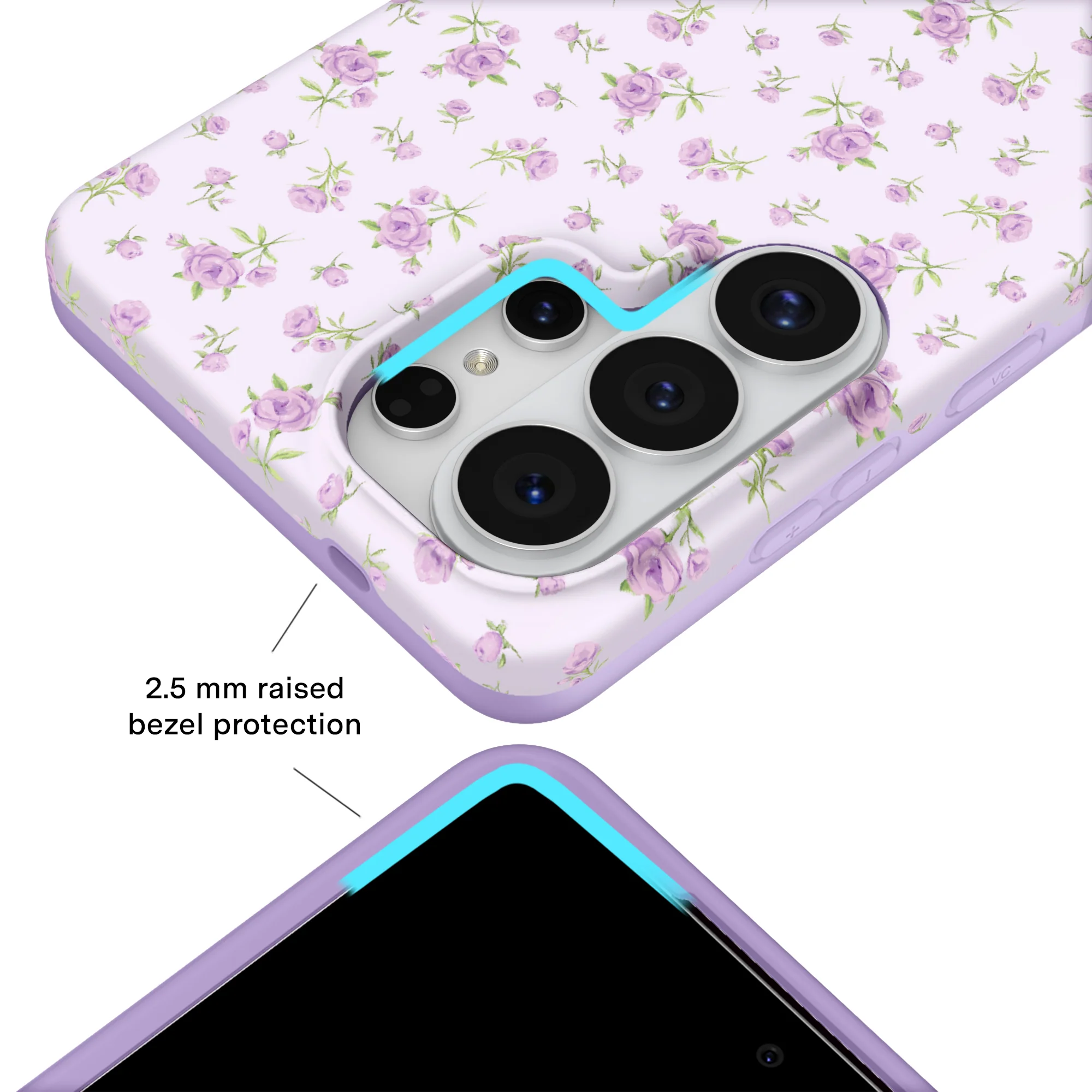 Dainty Lilac Floral Samsung Case - Image 68