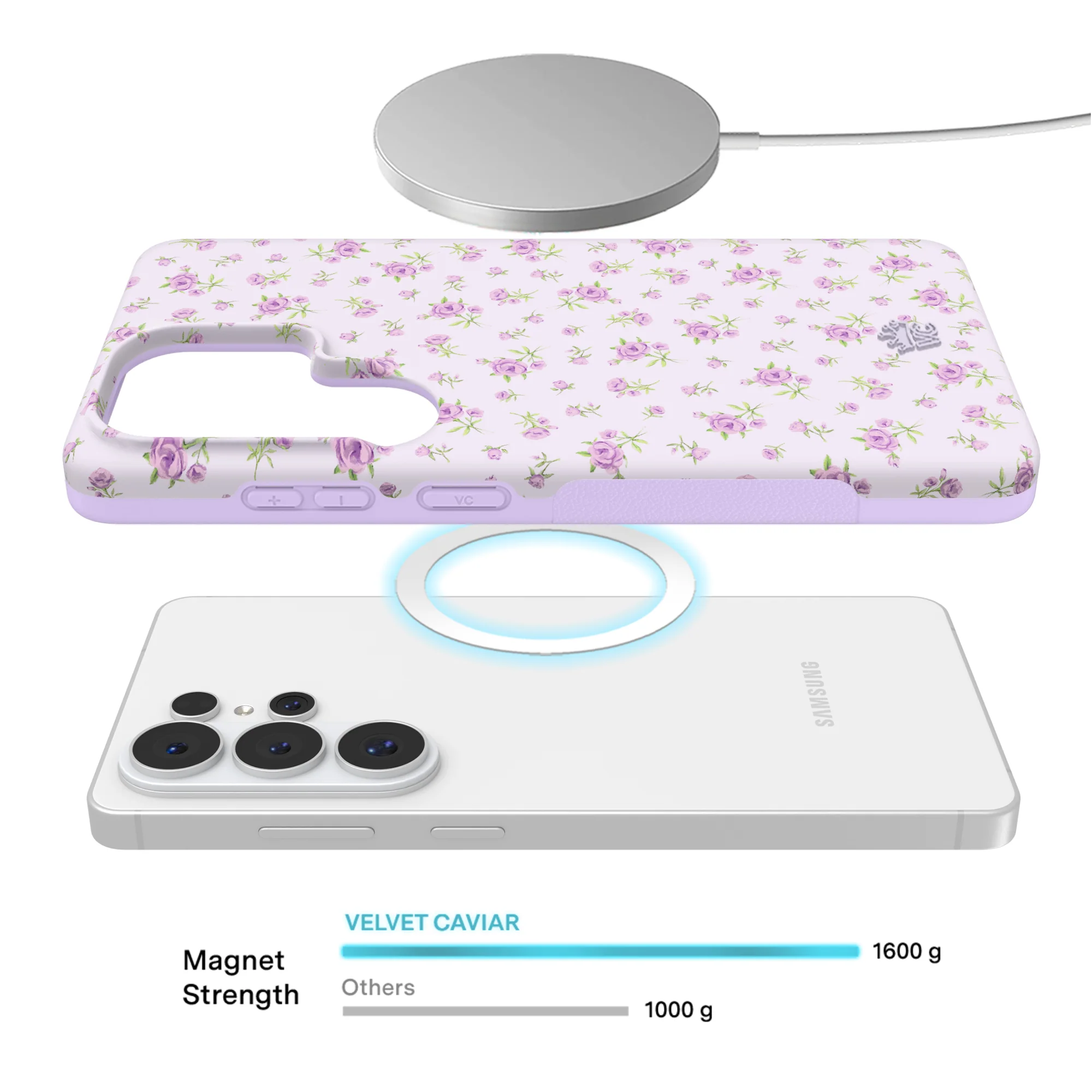 Dainty Lilac Floral Samsung Case - Image 69