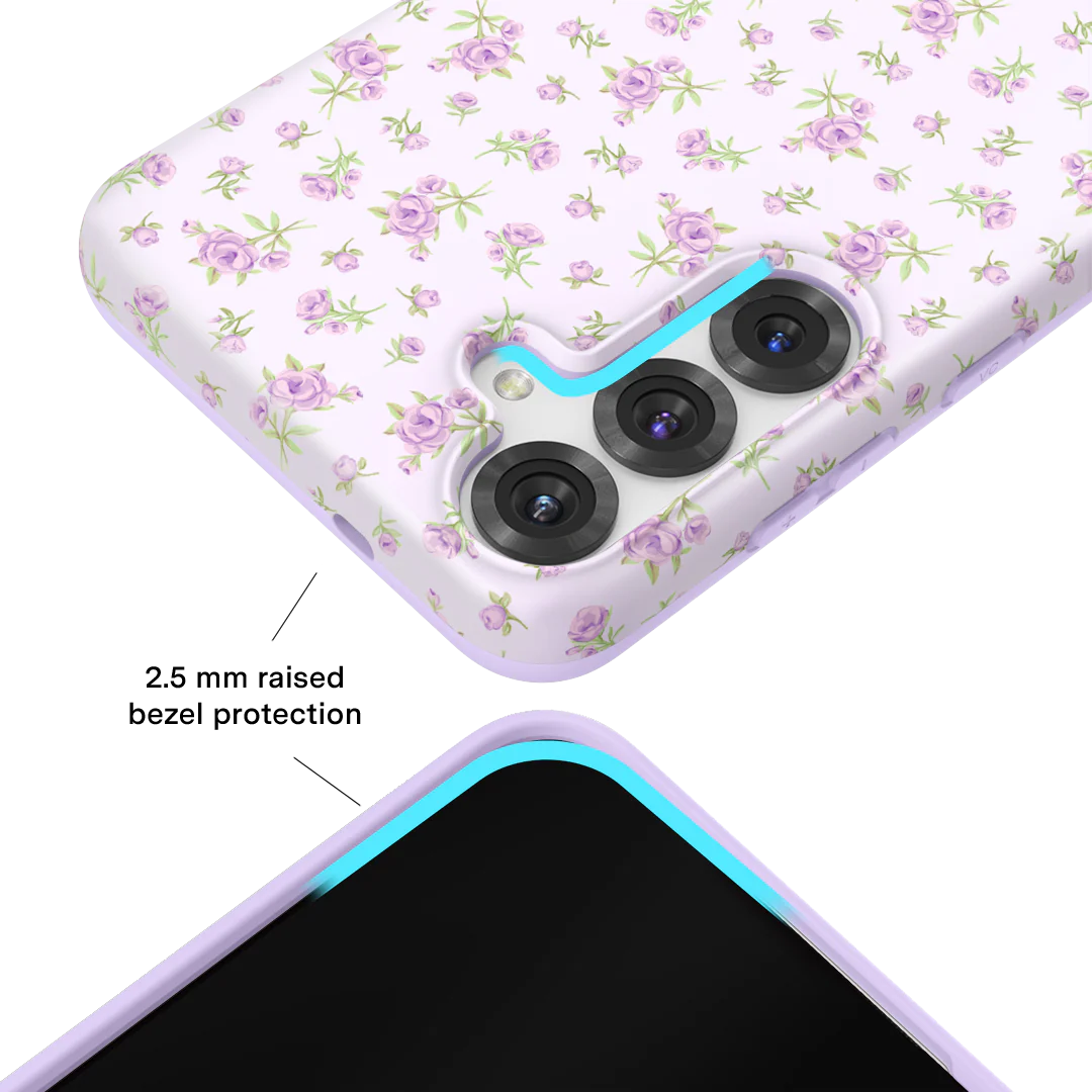 Dainty Lilac Floral Samsung Case - Image 7