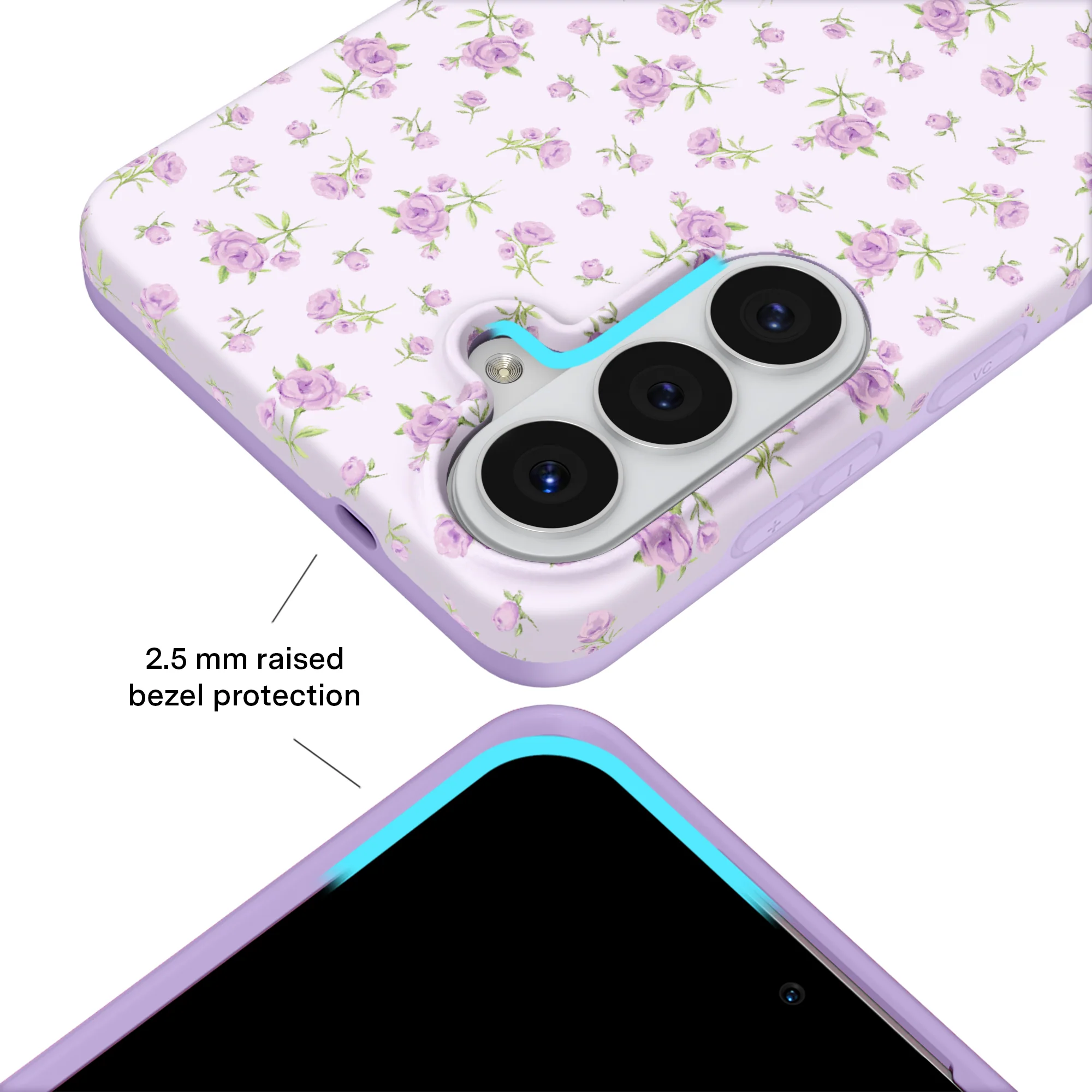 Dainty Lilac Floral Samsung Case - Image 73