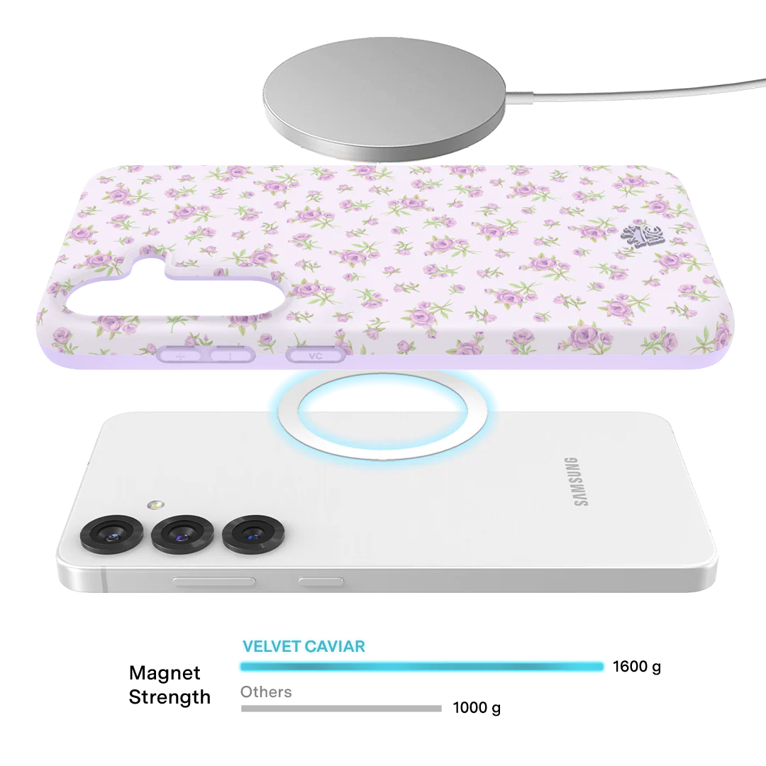 Dainty Lilac Floral Samsung Case - Image 8
