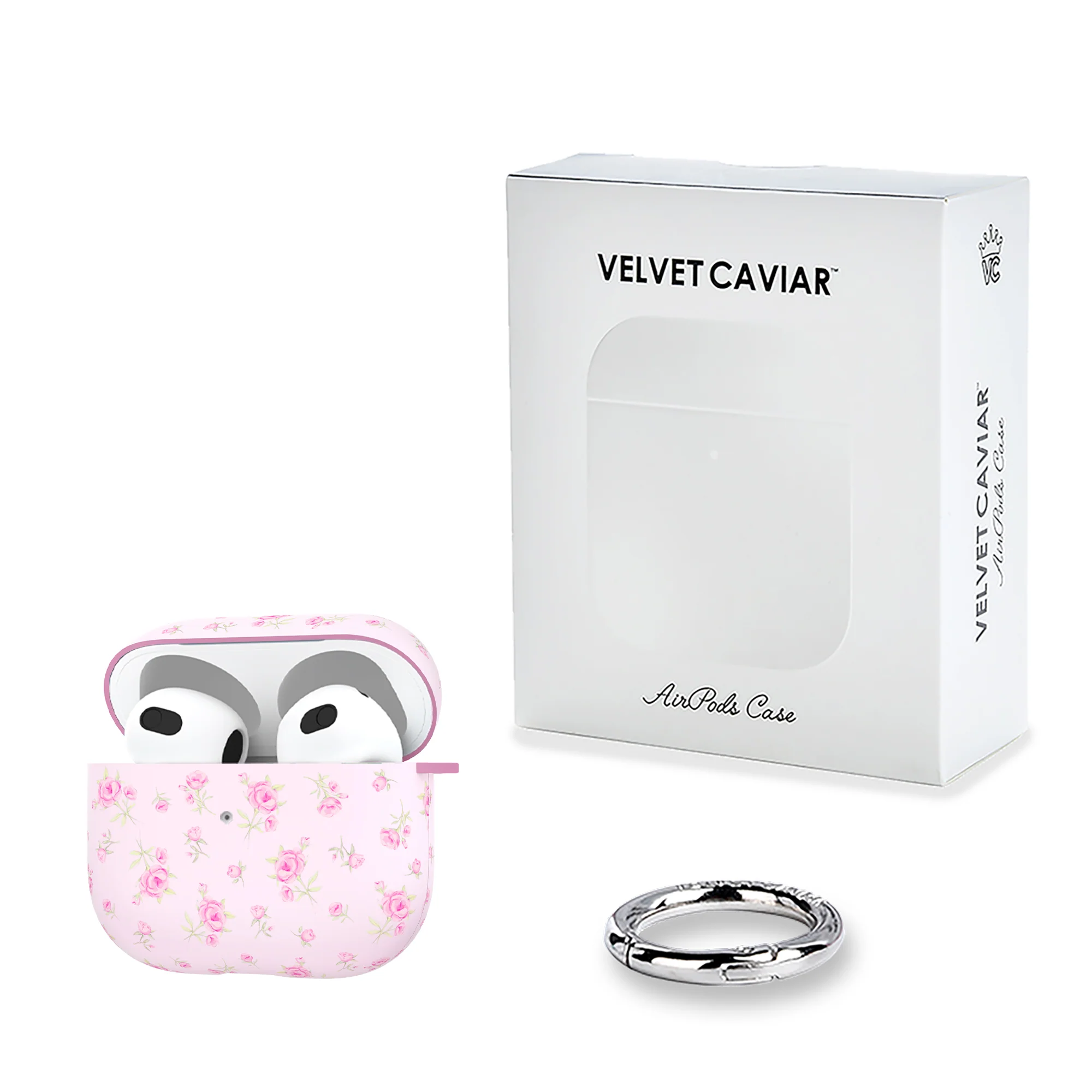 Dainty Pink Floral AirPod Case - Image 11
