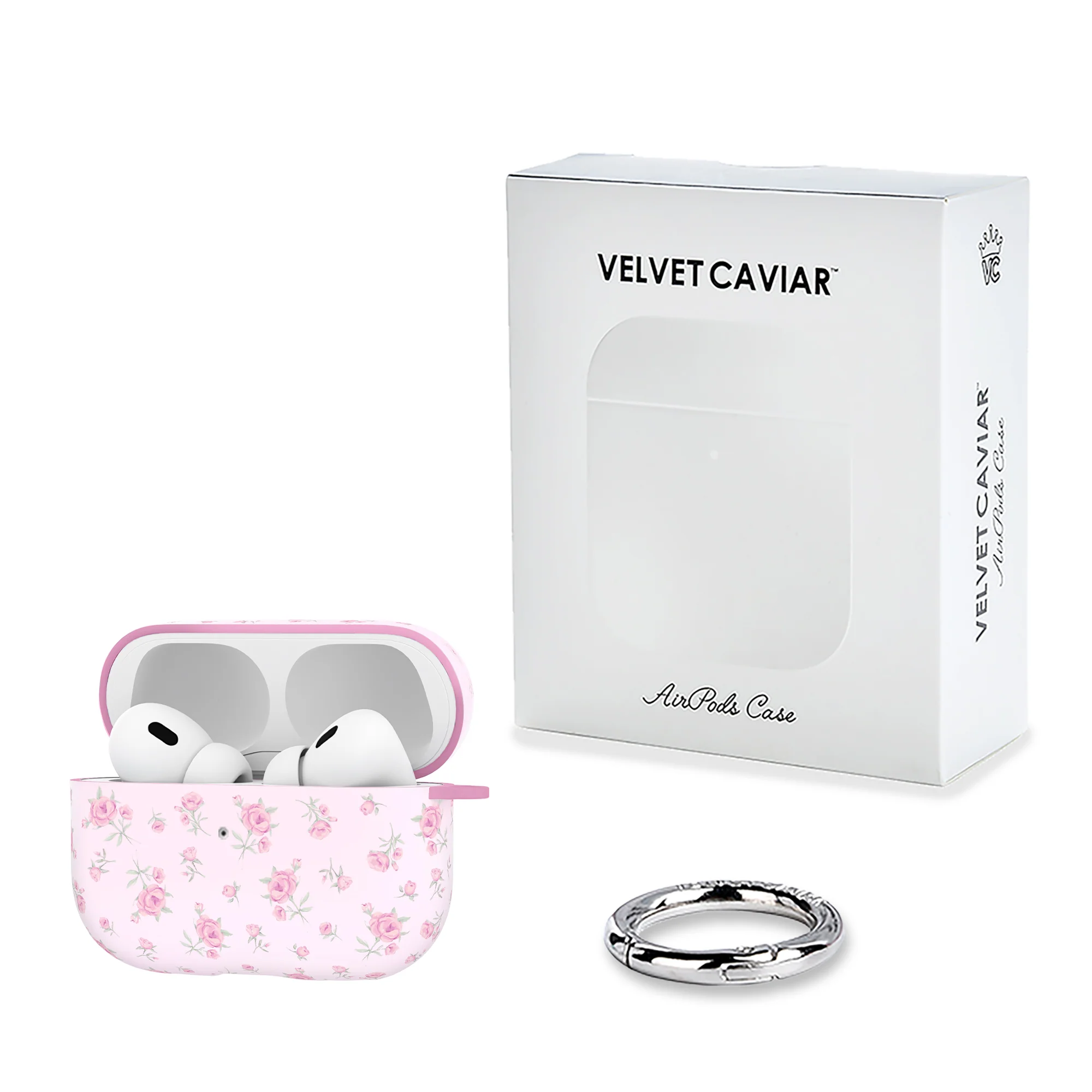 Dainty Pink Floral AirPod Case - Image 23