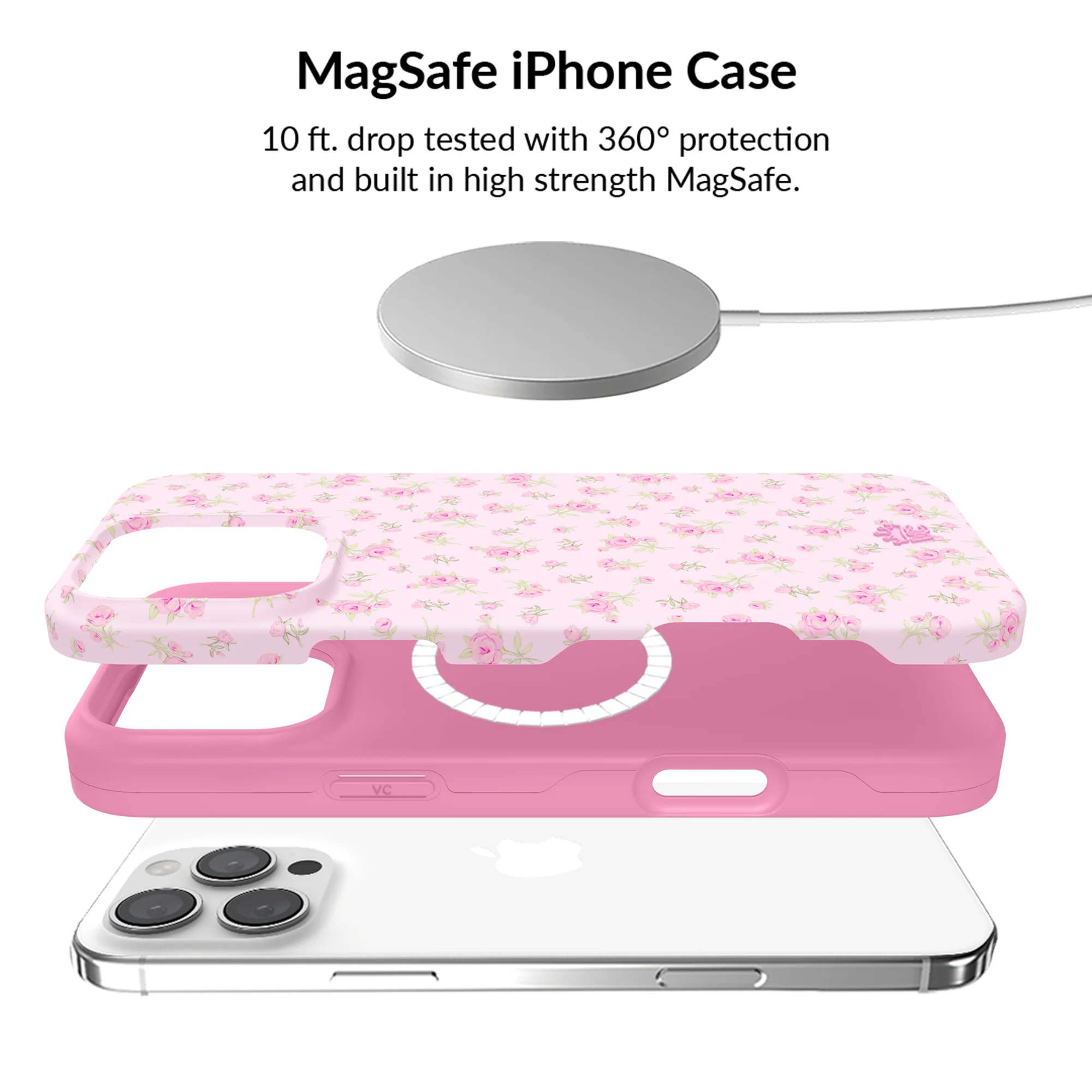 Dainty Pink Floral iPhone Bundle Set - Image 107