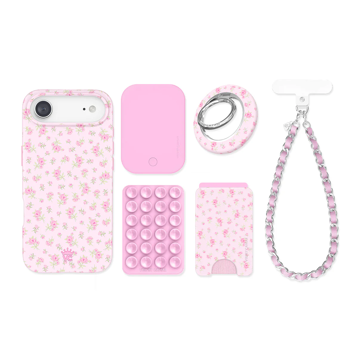 Dainty Pink Floral iPhone Bundle Set - Image 22