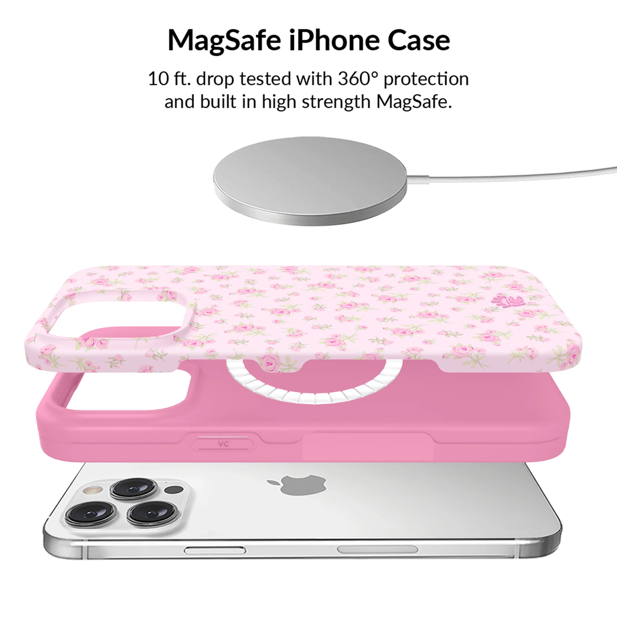 Dainty Pink Floral iPhone Bundle Set - Image 65