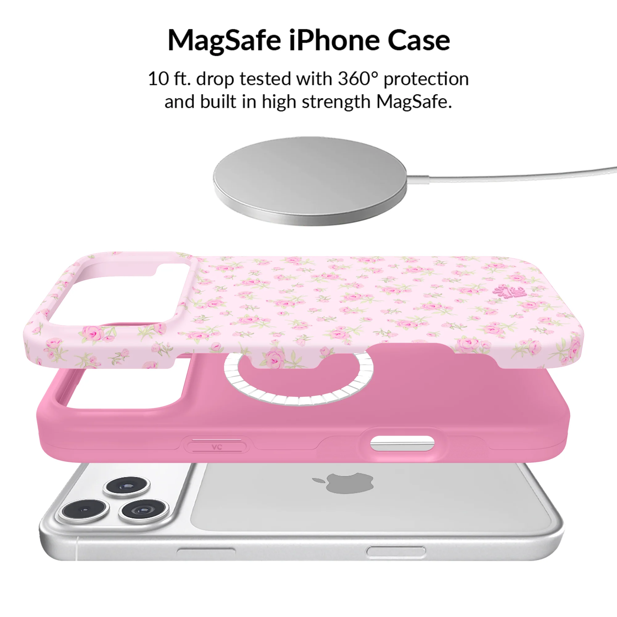 Dainty Pink Floral iPhone Bundle Set - Image 9