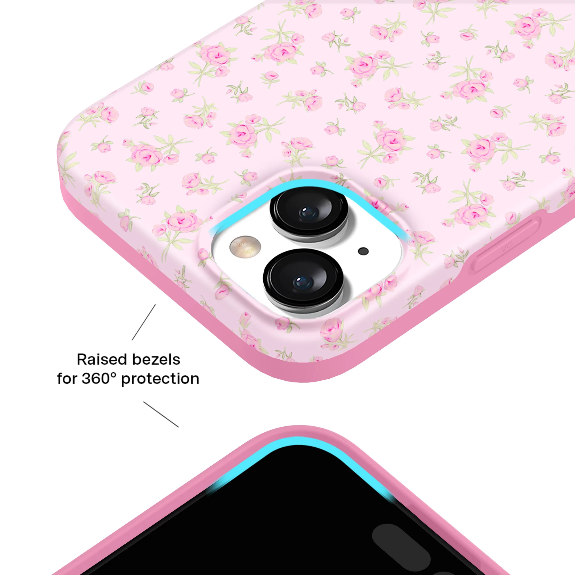 Dainty Pink Floral iPhone Case - Image 23