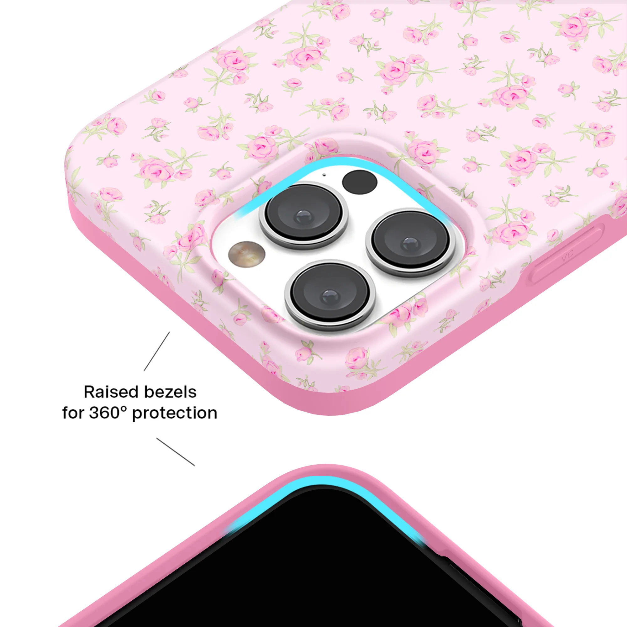 Dainty Pink Floral iPhone Case - Image 28