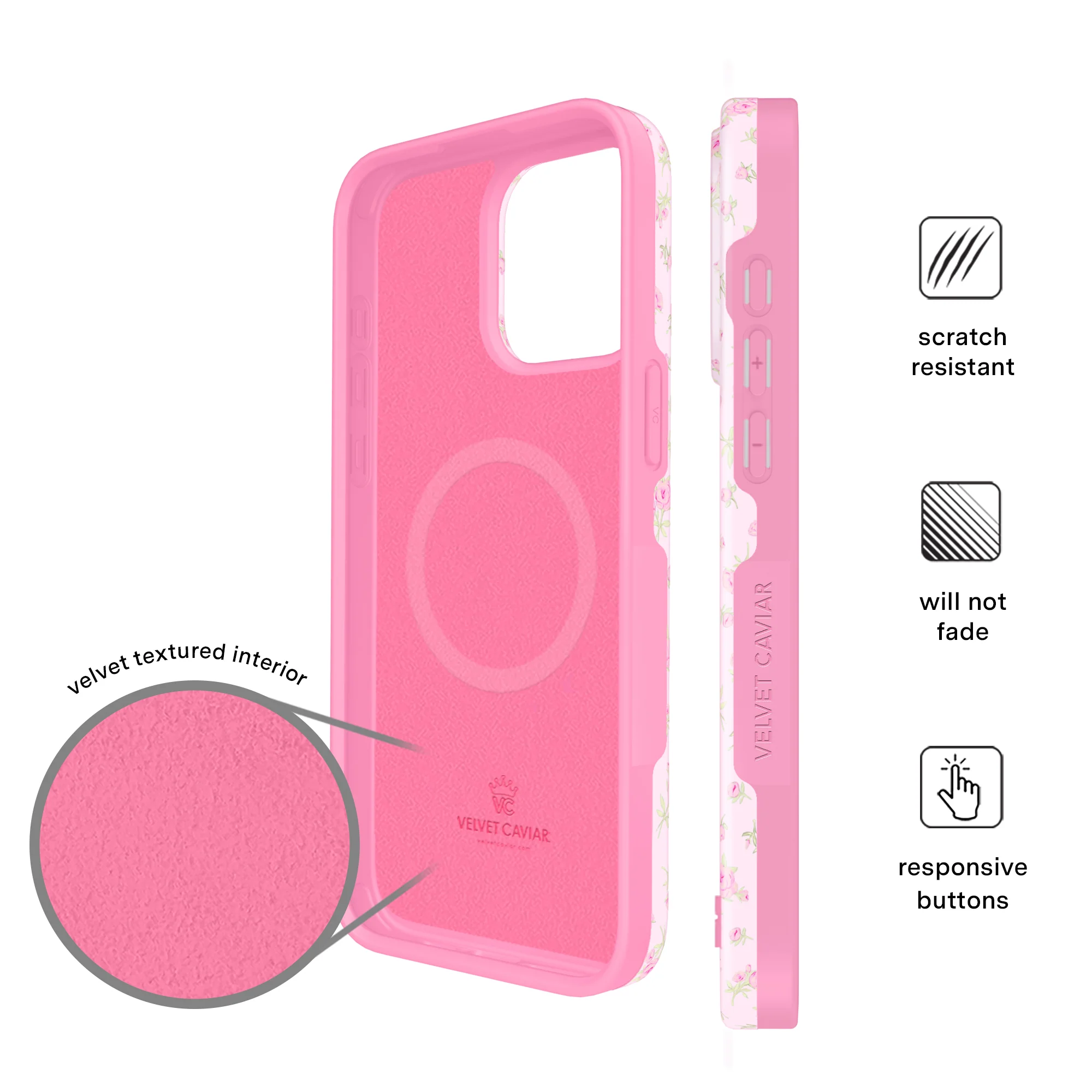 Dainty Pink Floral iPhone Case - Image 30
