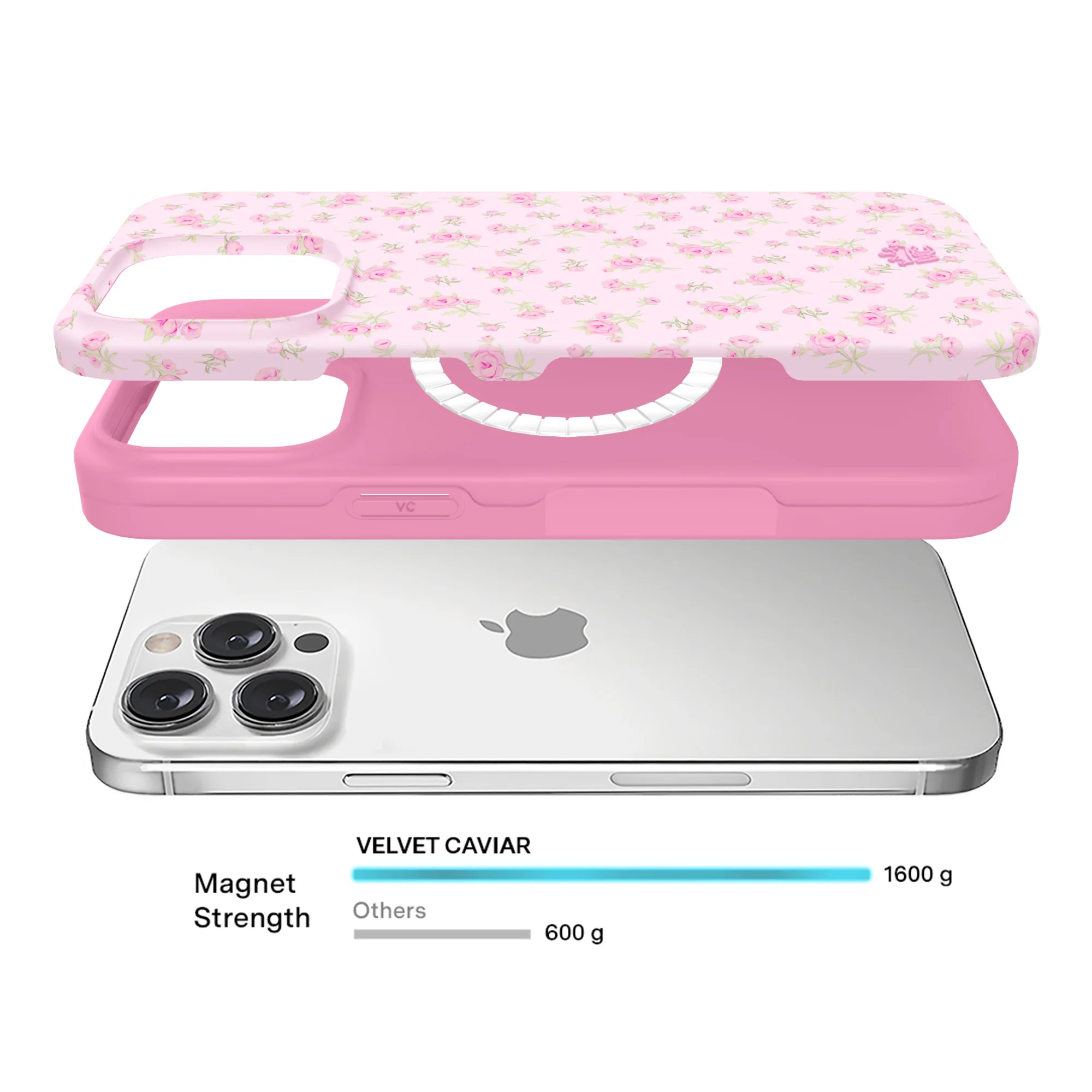 Dainty Pink Floral iPhone Case - Image 34
