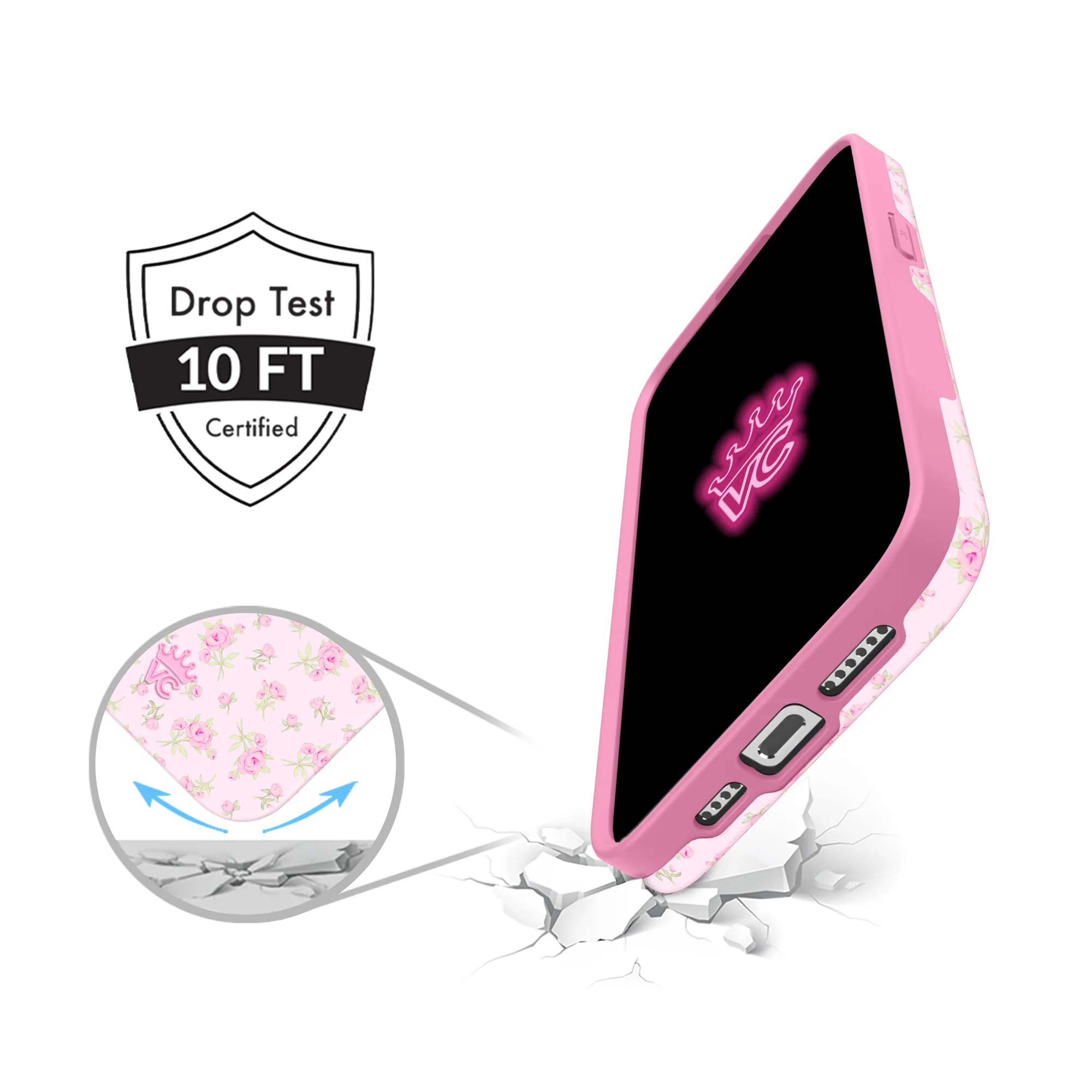 Dainty Pink Floral iPhone Case - Image 37