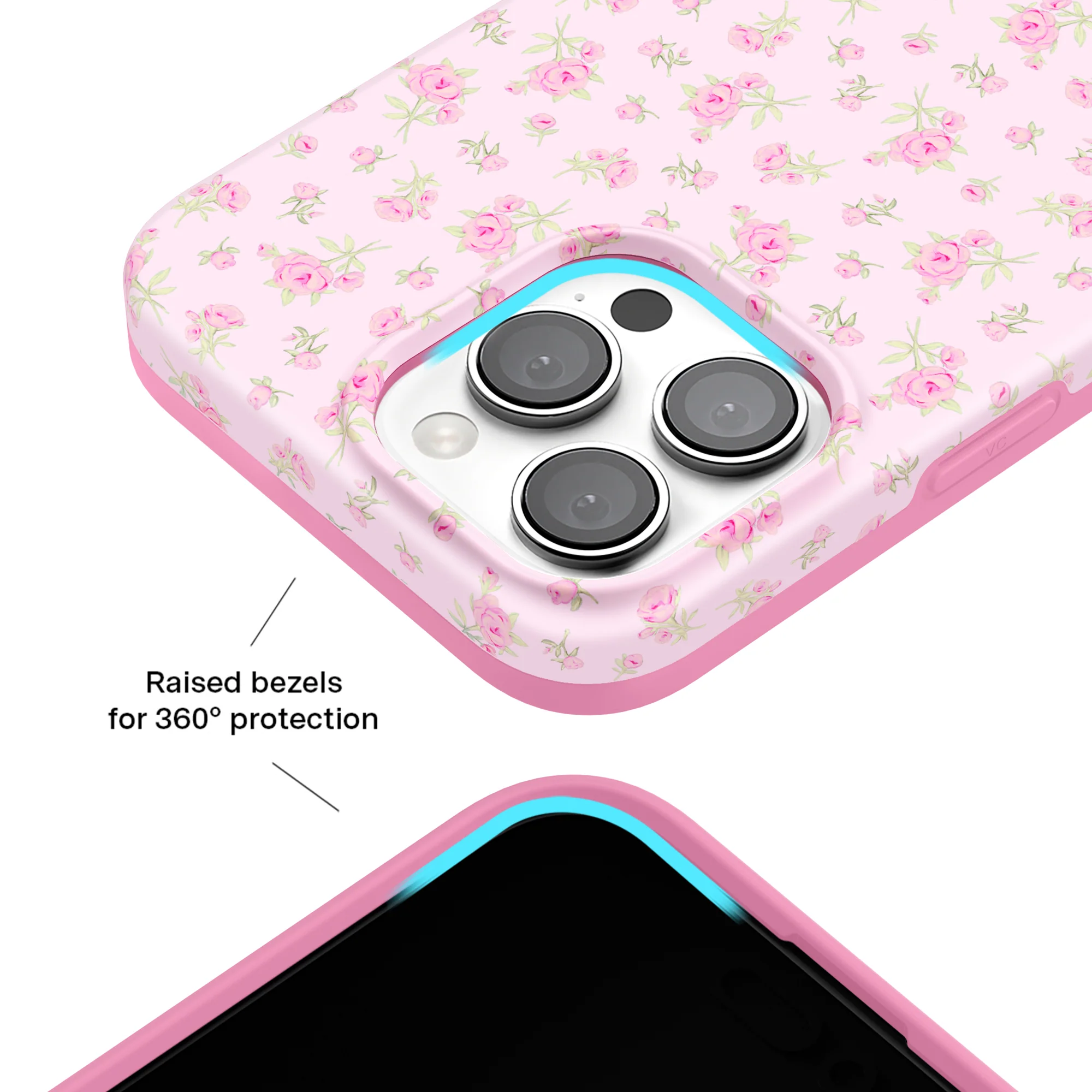 Dainty Pink Floral iPhone Case - Image 43