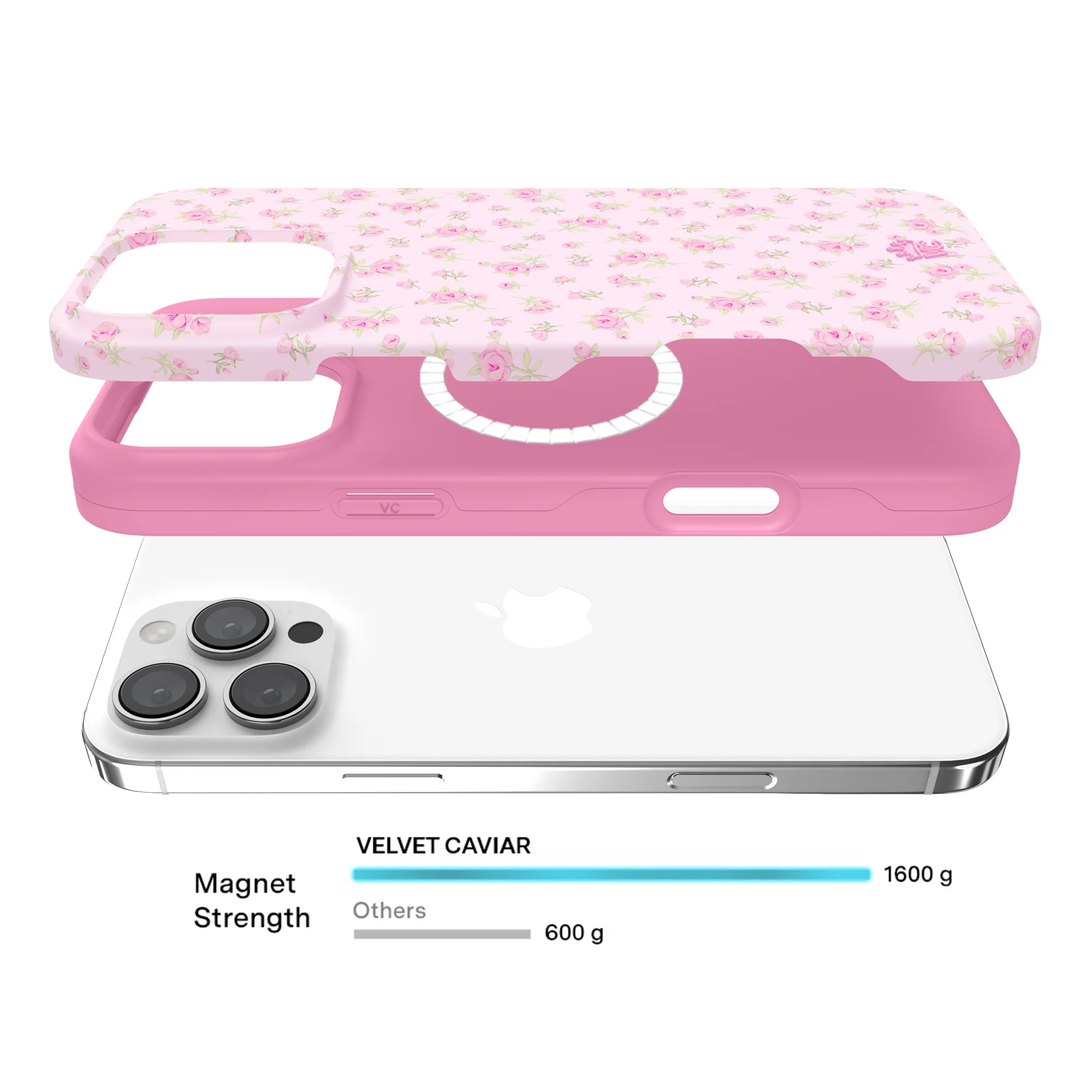 Dainty Pink Floral iPhone Case - Image 49