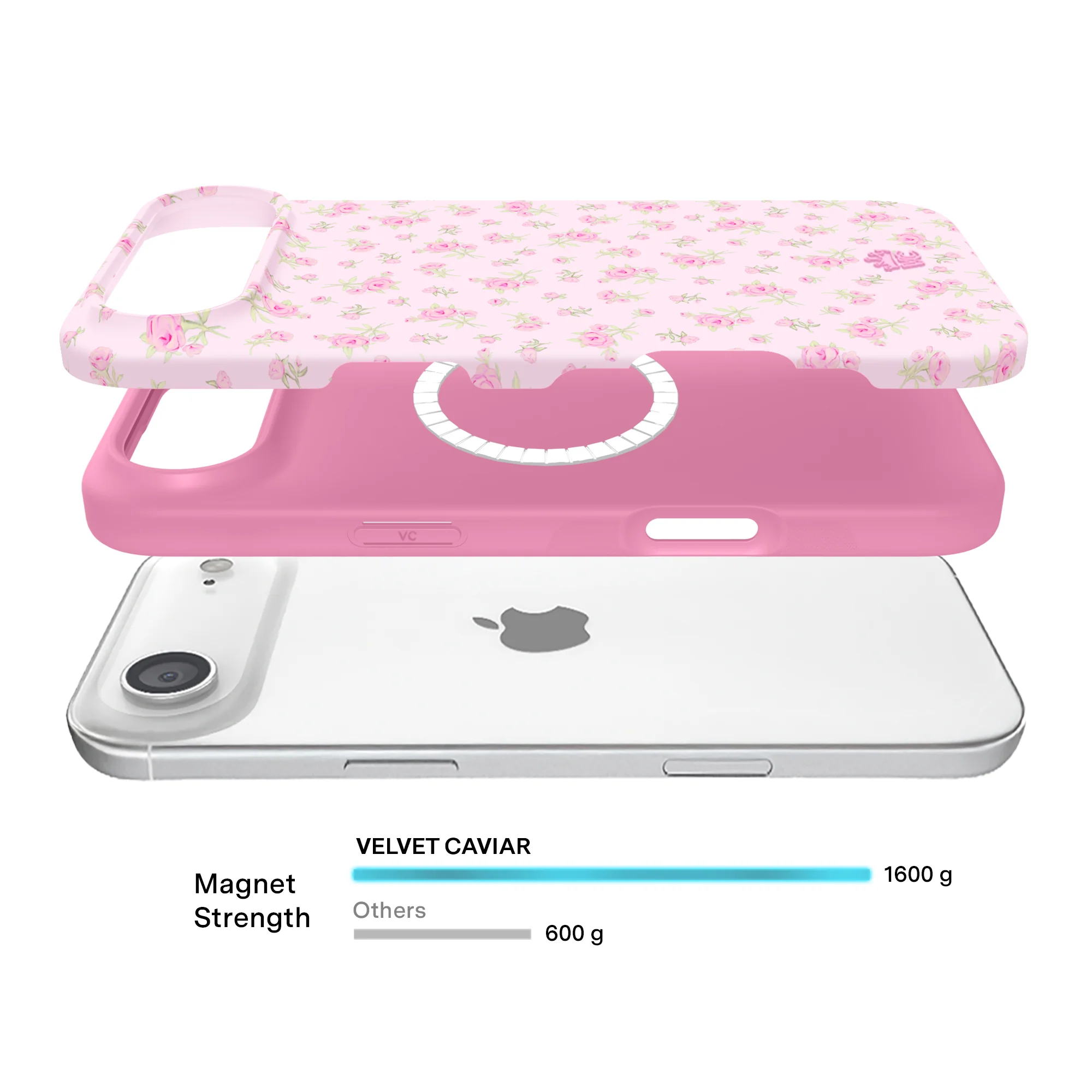 Dainty Pink Floral iPhone Case - Image 59