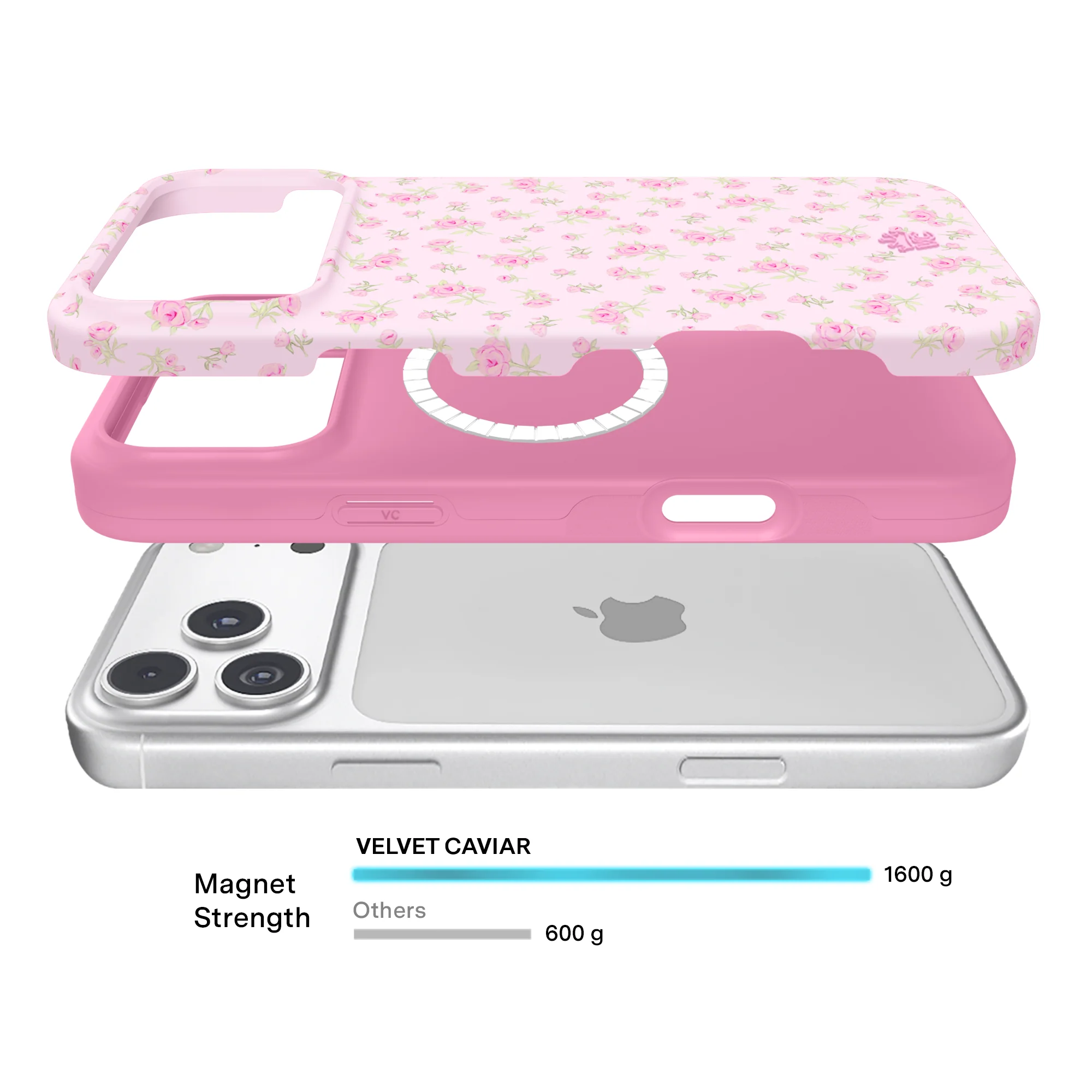 Dainty Pink Floral iPhone Case - Image 64
