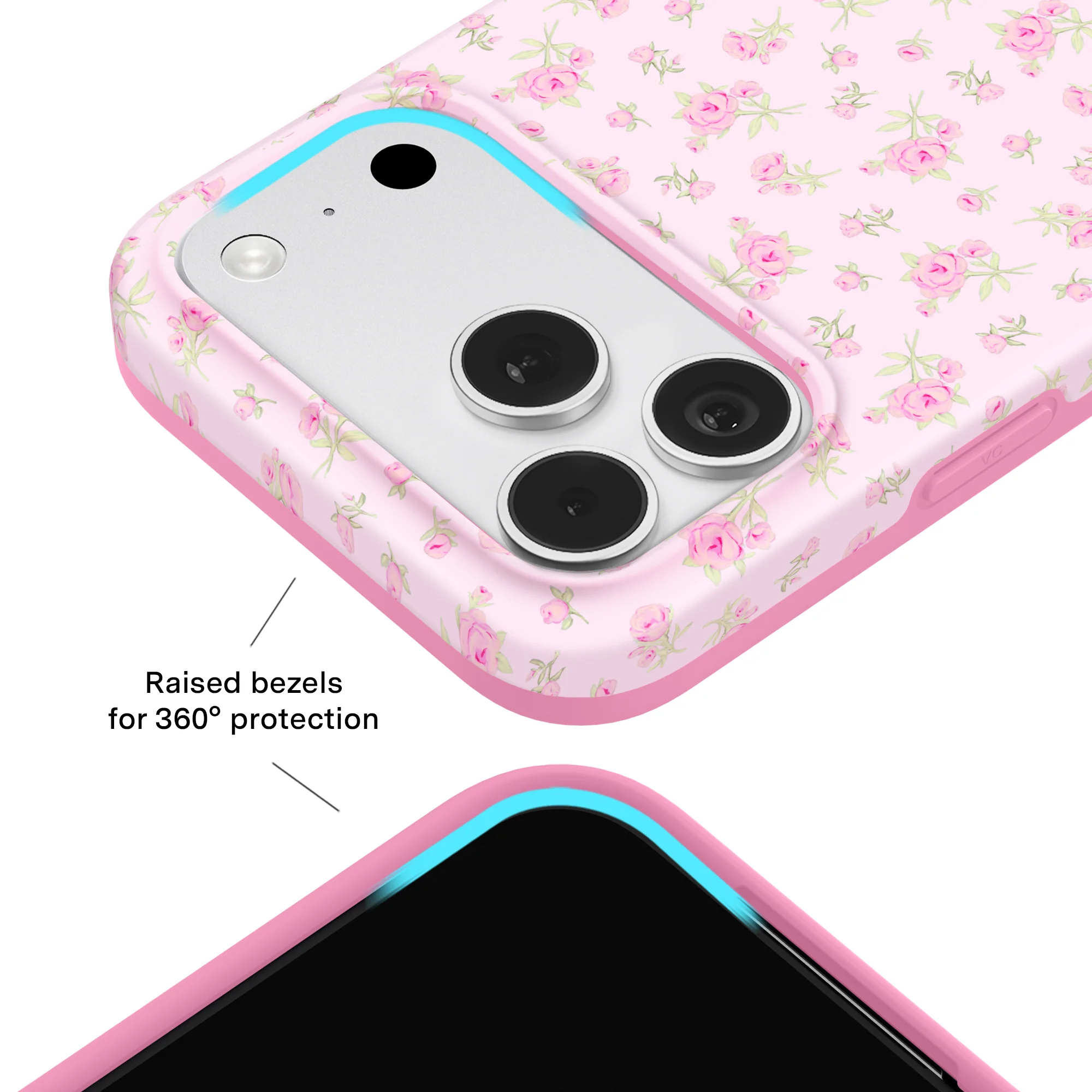 Dainty Pink Floral iPhone Case - Image 68