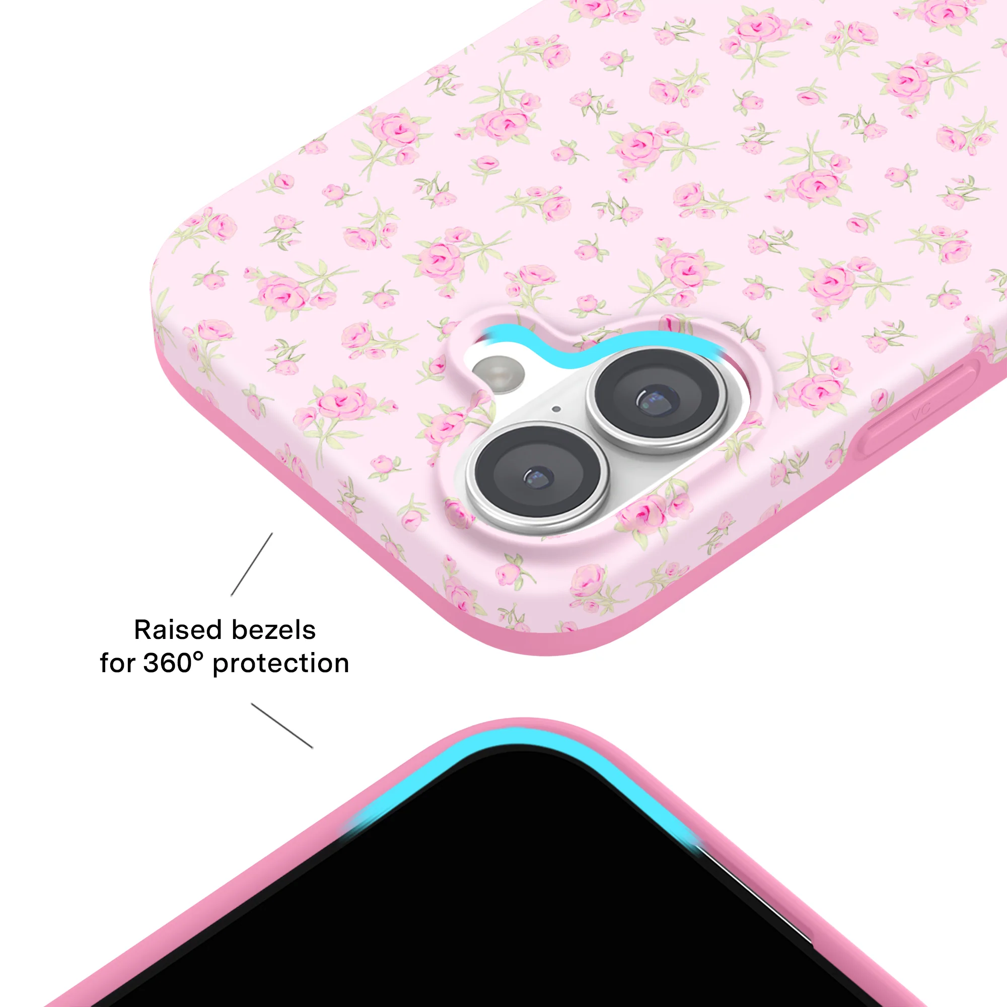 Dainty Pink Floral iPhone Case - Image 73