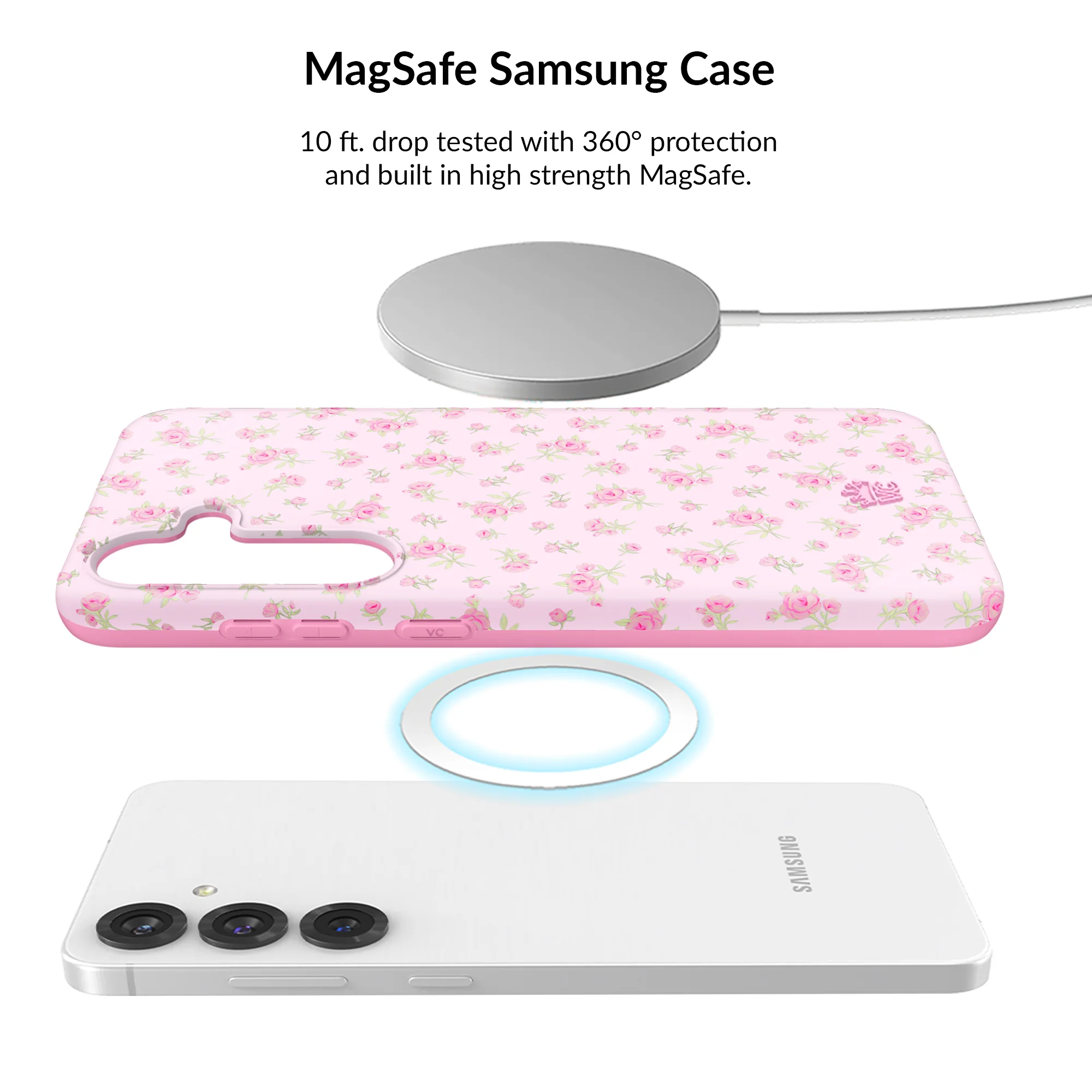 Dainty Pink Floral Samsung Bundle Set - Image 20