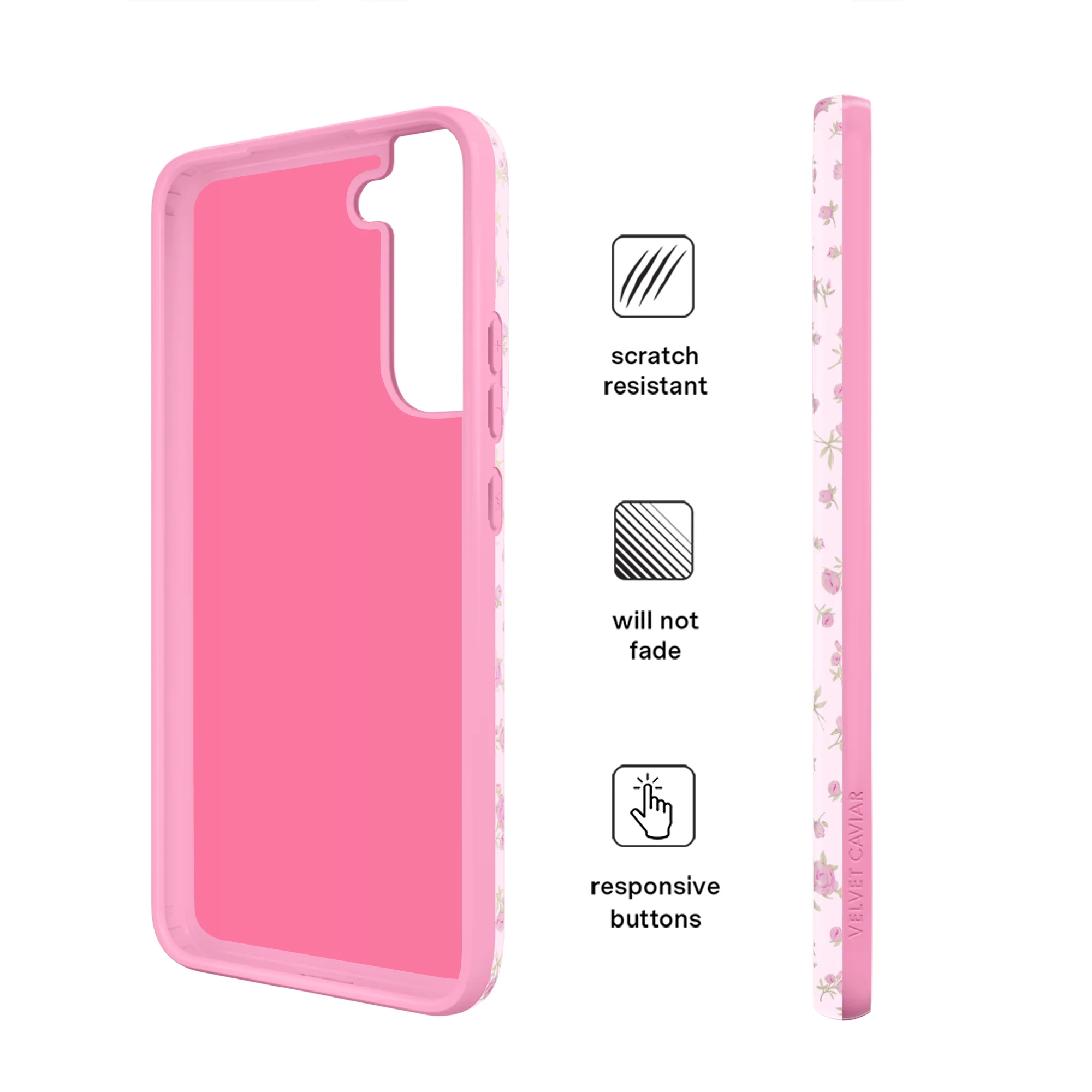 Dainty Pink Floral Samsung Case - Image 10