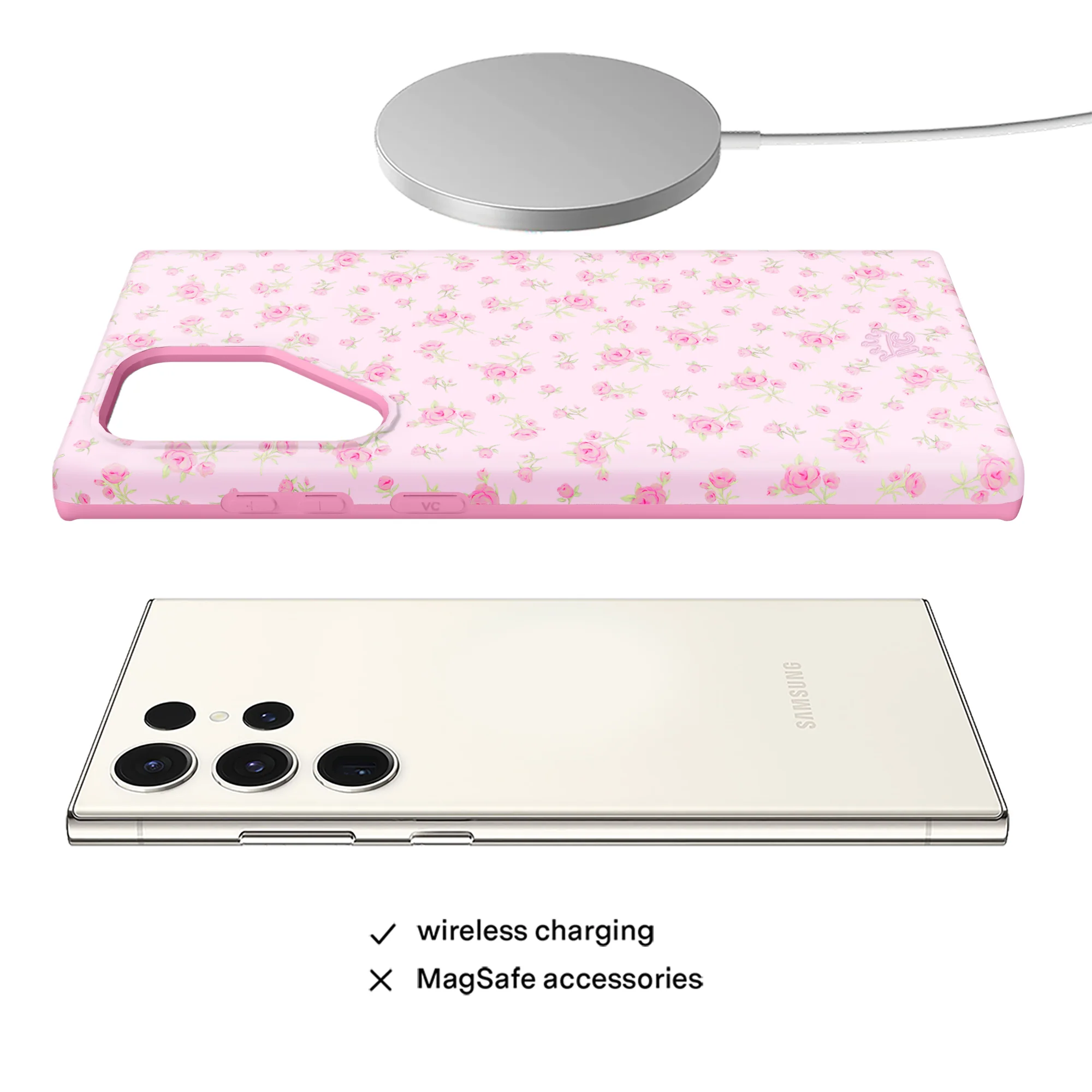 Dainty Pink Floral Samsung Case - Image 13