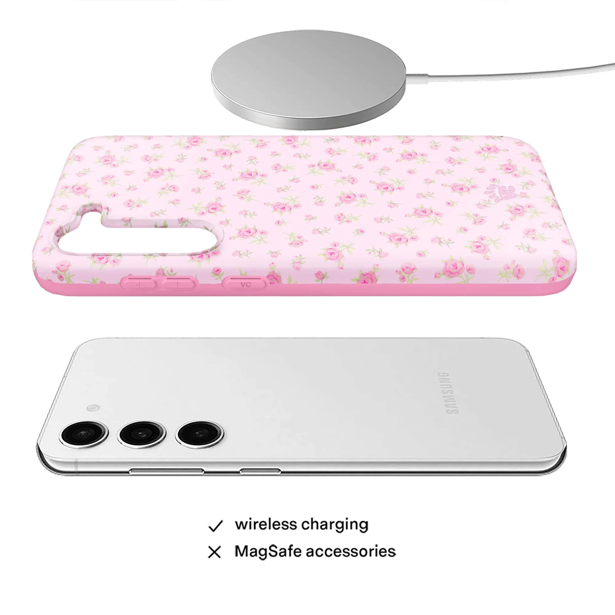 Dainty Pink Floral Samsung Case - Image 18