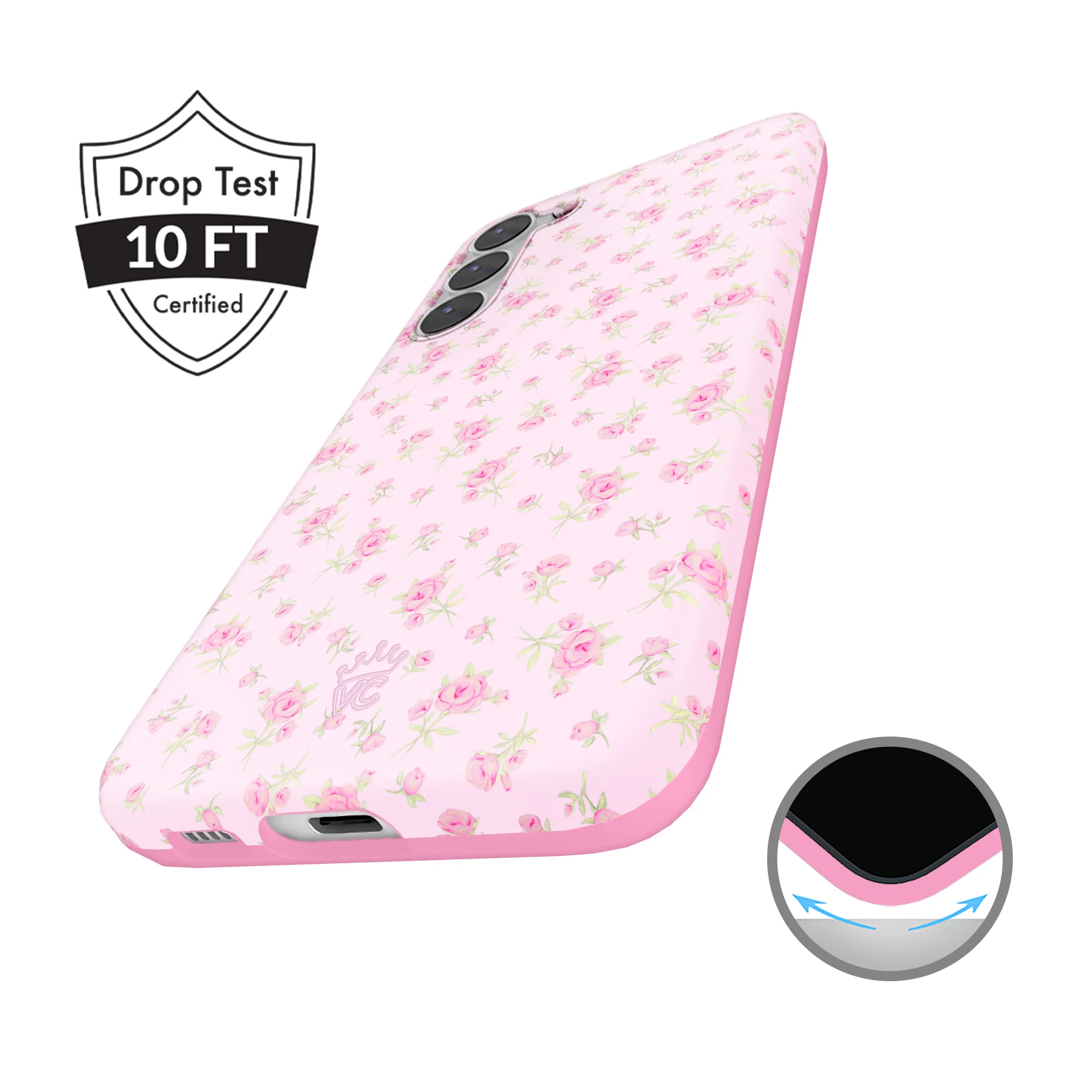 Dainty Pink Floral Samsung Case - Image 19