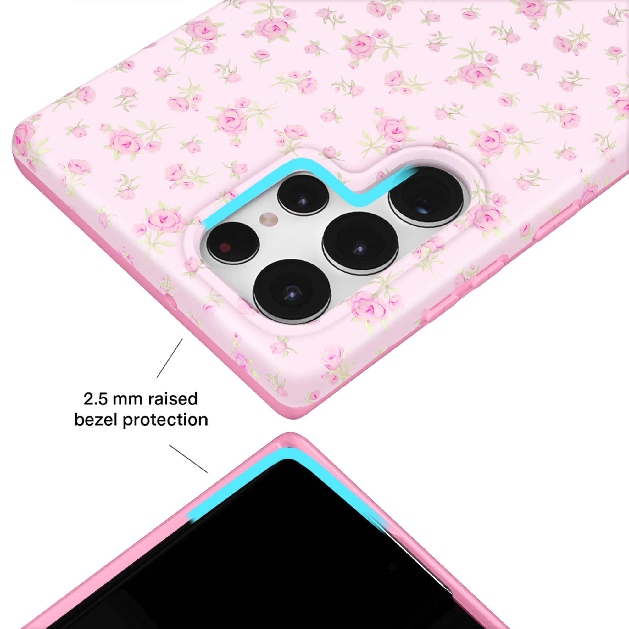 Dainty Pink Floral Samsung Case - Image 27