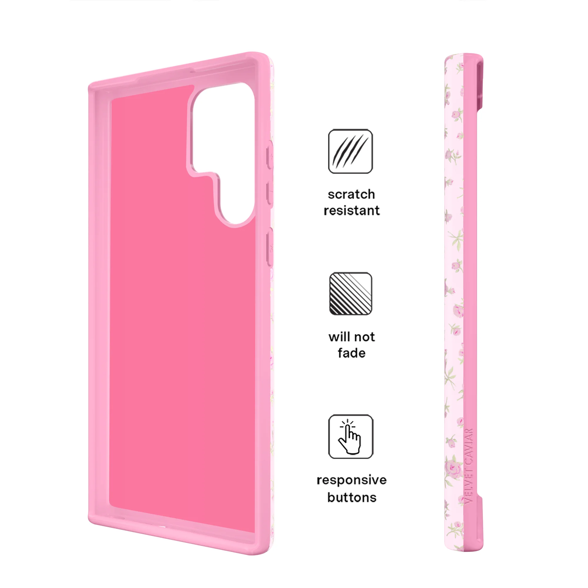 Dainty Pink Floral Samsung Case - Image 30