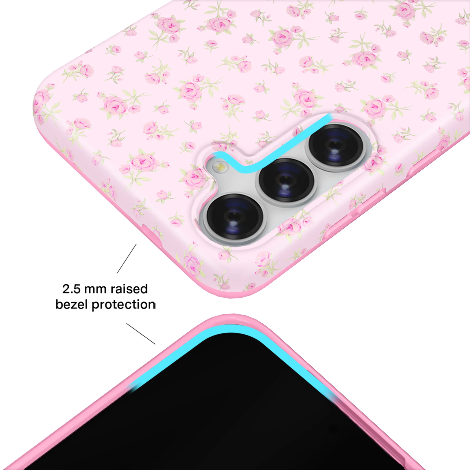 Dainty Pink Floral Samsung Case - Image 32