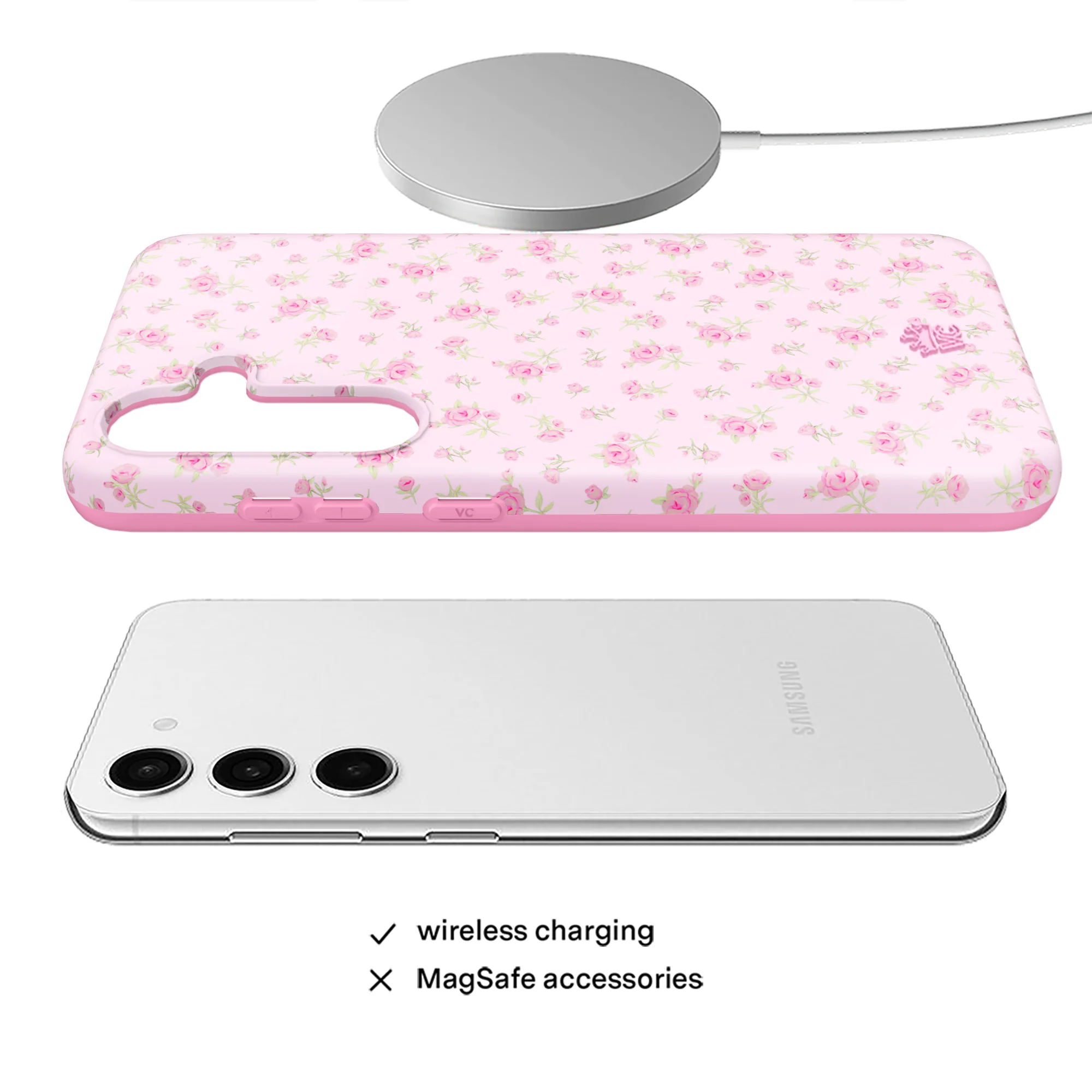 Dainty Pink Floral Samsung Case - Image 33