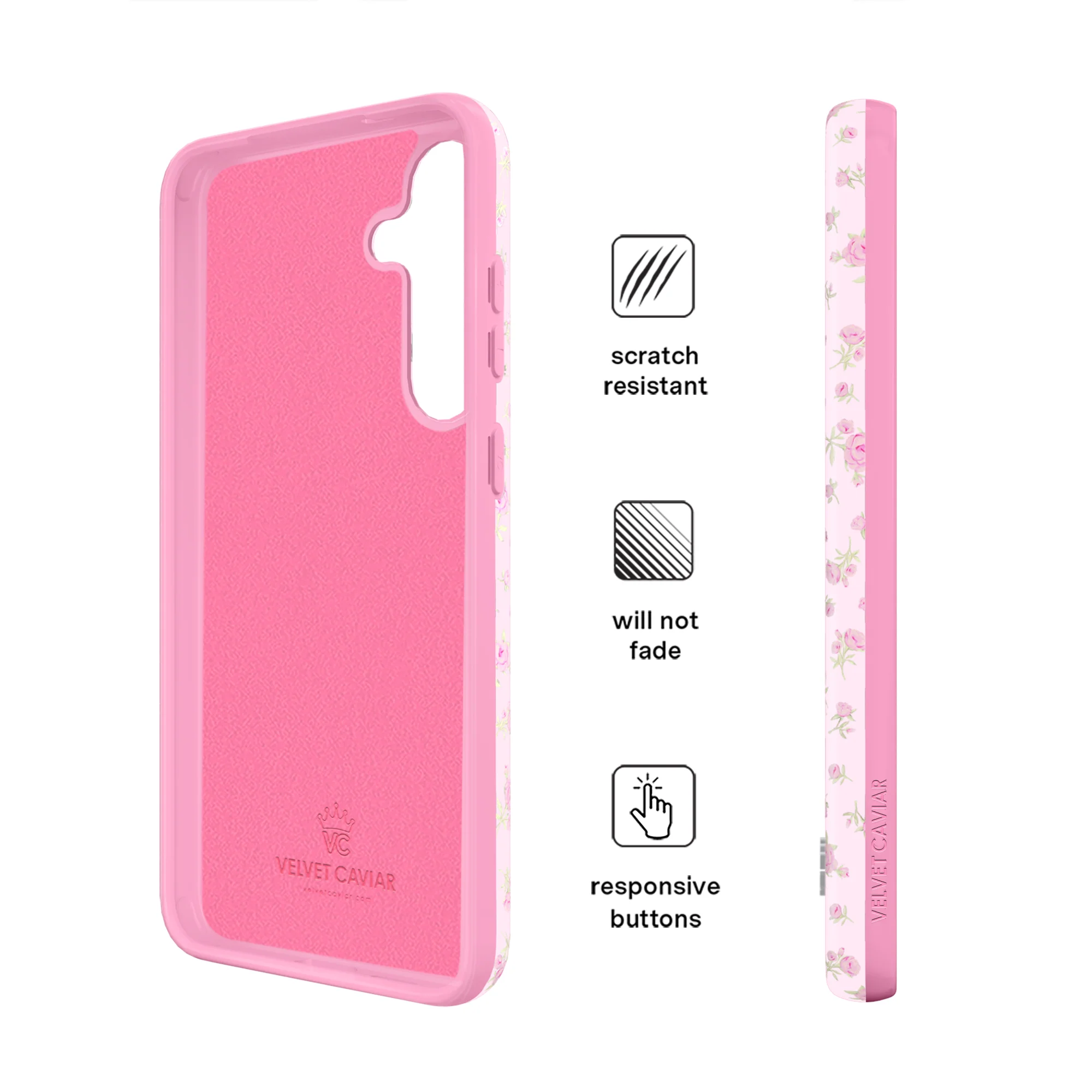 Dainty Pink Floral Samsung Case - Image 35